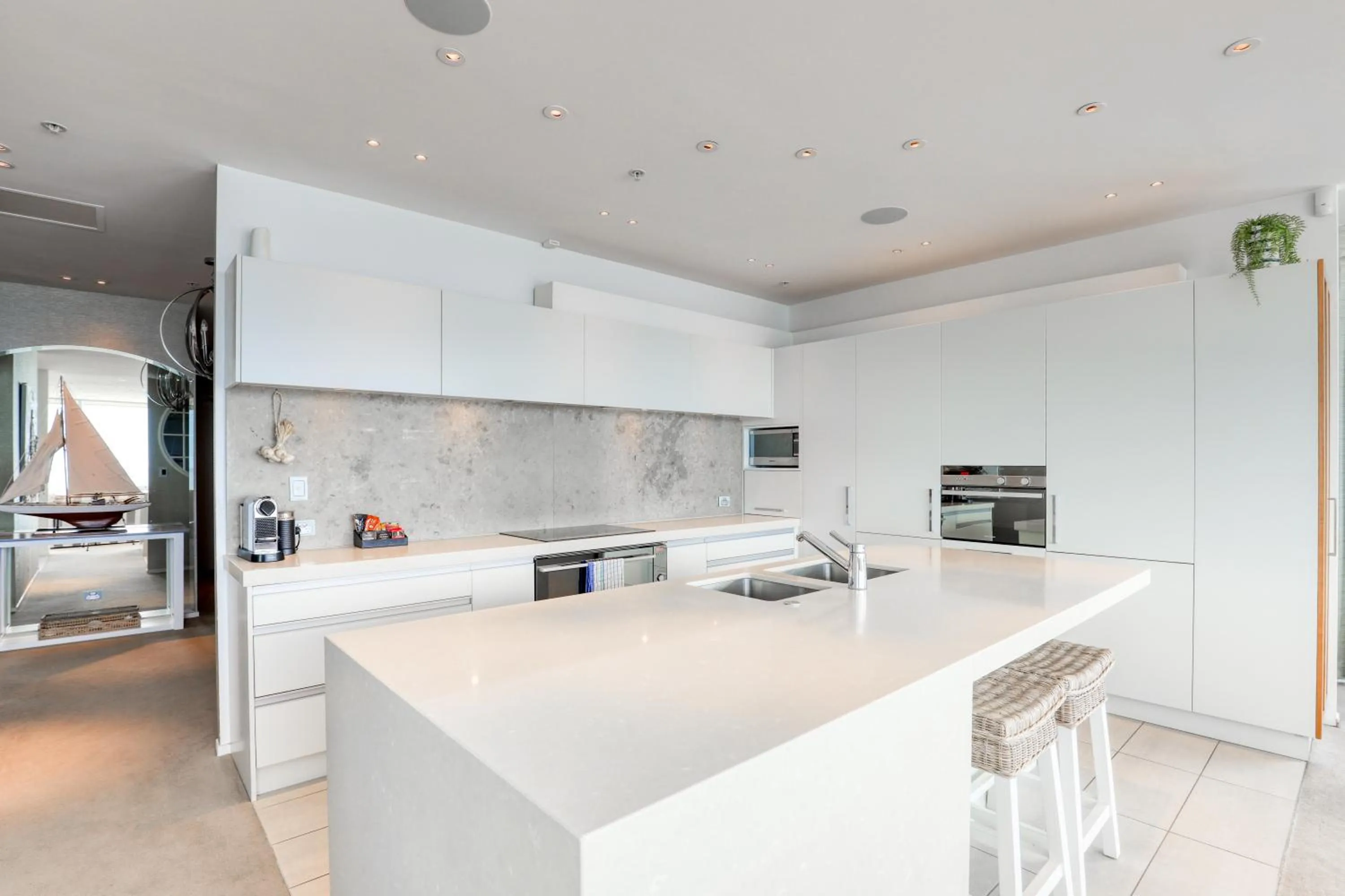kitchen in Marsden Suites Nautilus Orewa