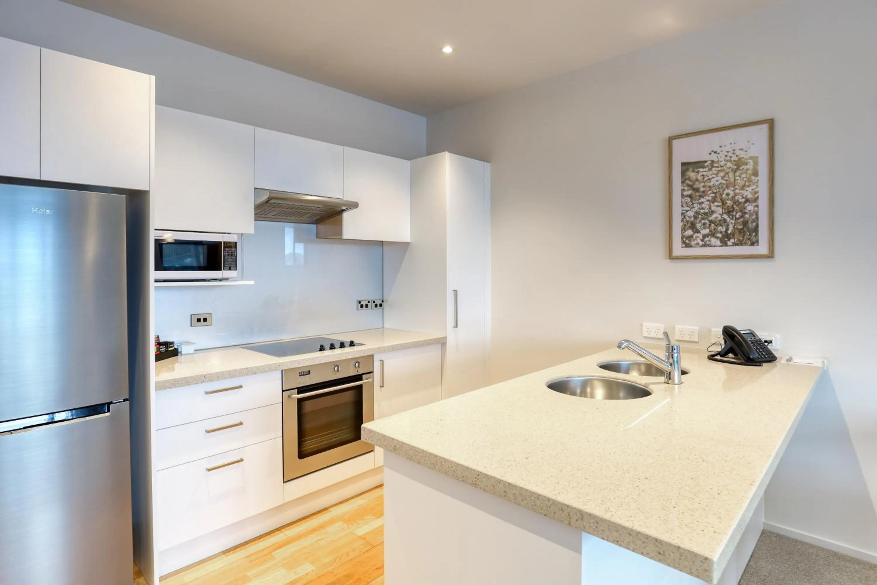 kitchen in Marsden Suites Nautilus Orewa