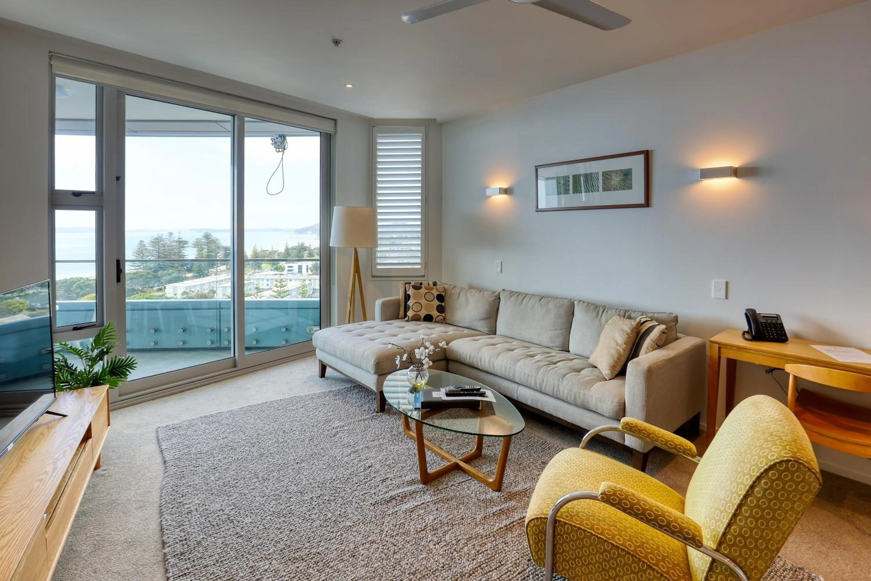 Living room in Marsden Suites Nautilus Orewa