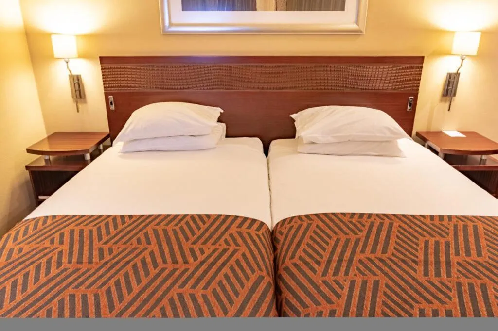 Bed in City Lodge Hotel at OR Tambo International Airport