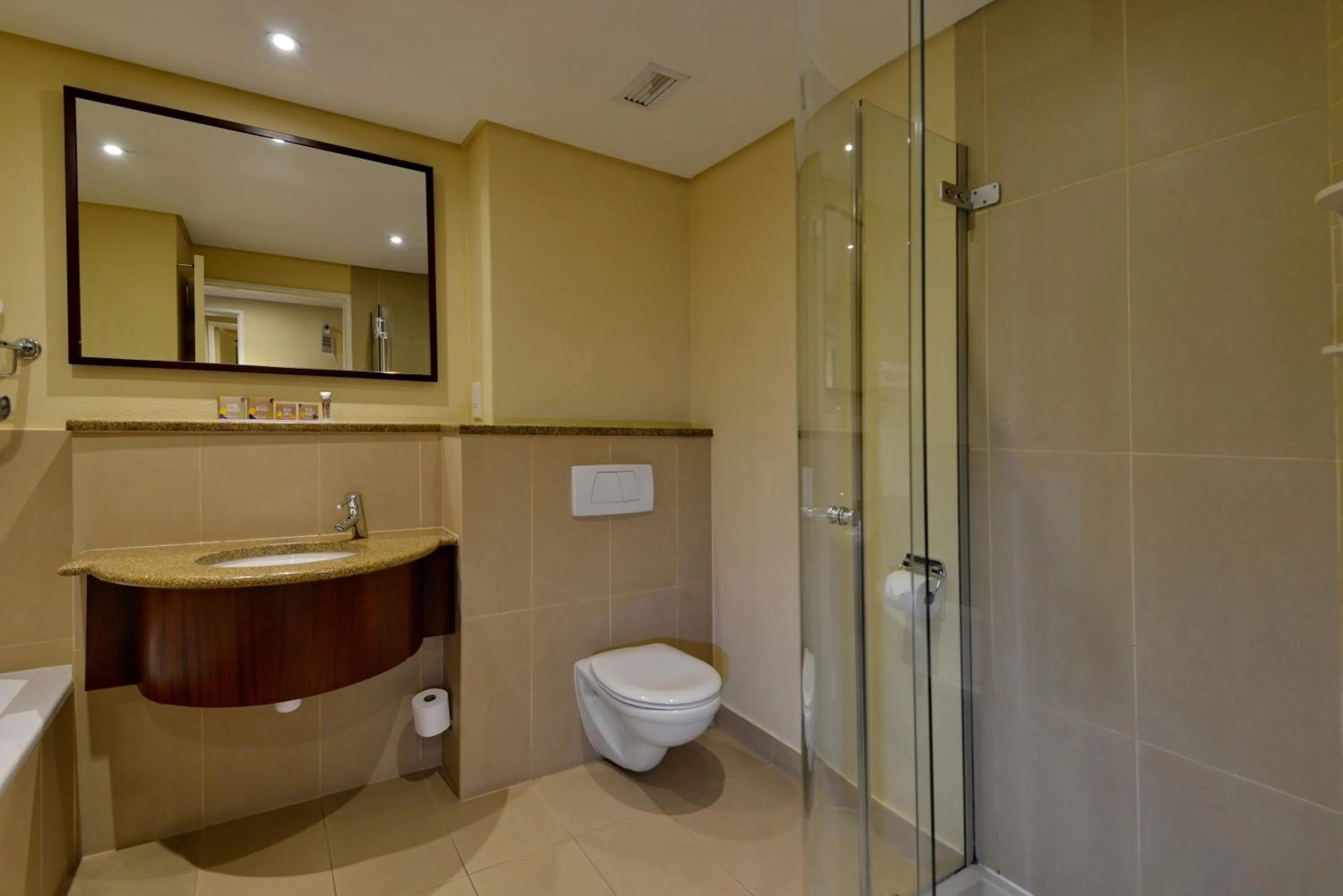 Bathroom in City Lodge Hotel Johannesburg Airport, Barbara Road