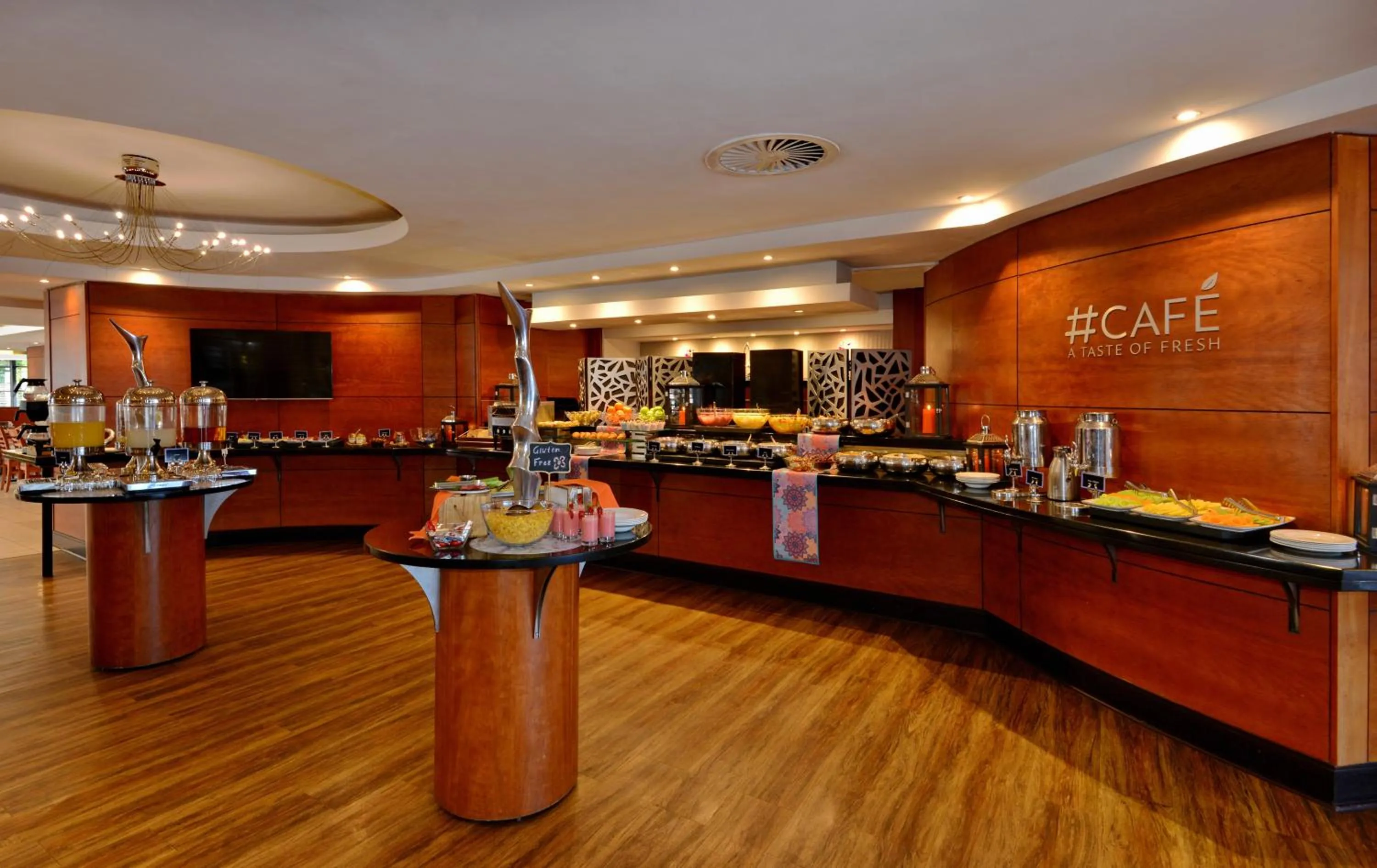 Buffet breakfast in City Lodge Hotel Johannesburg Airport, Barbara Road