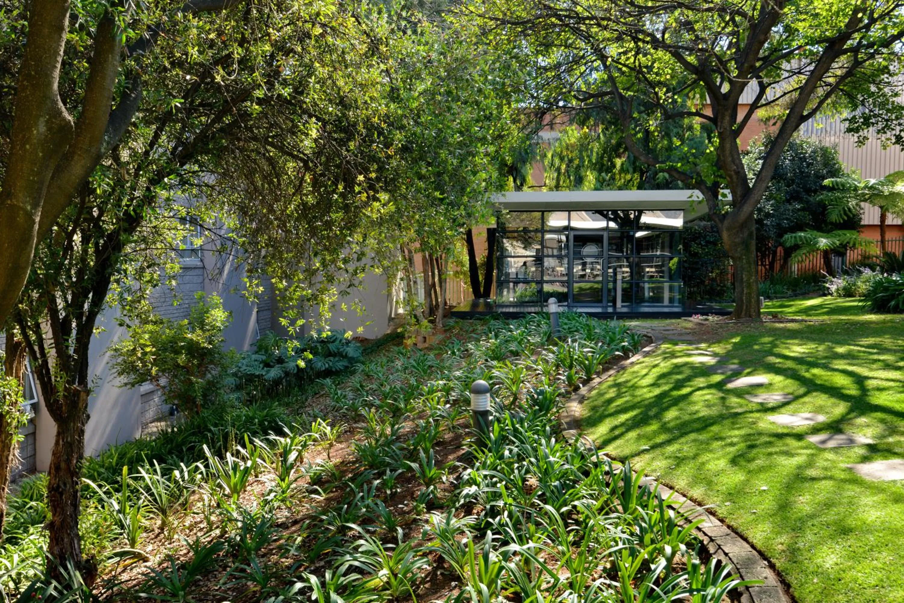 Garden in City Lodge Hotel Johannesburg Airport, Barbara Road