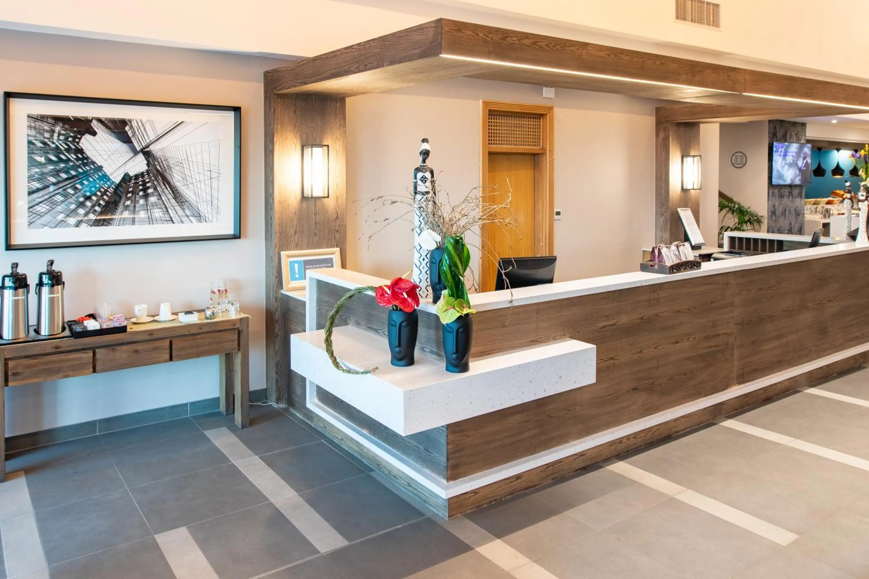 Lobby or reception in Town Lodge Johannesburg Airport