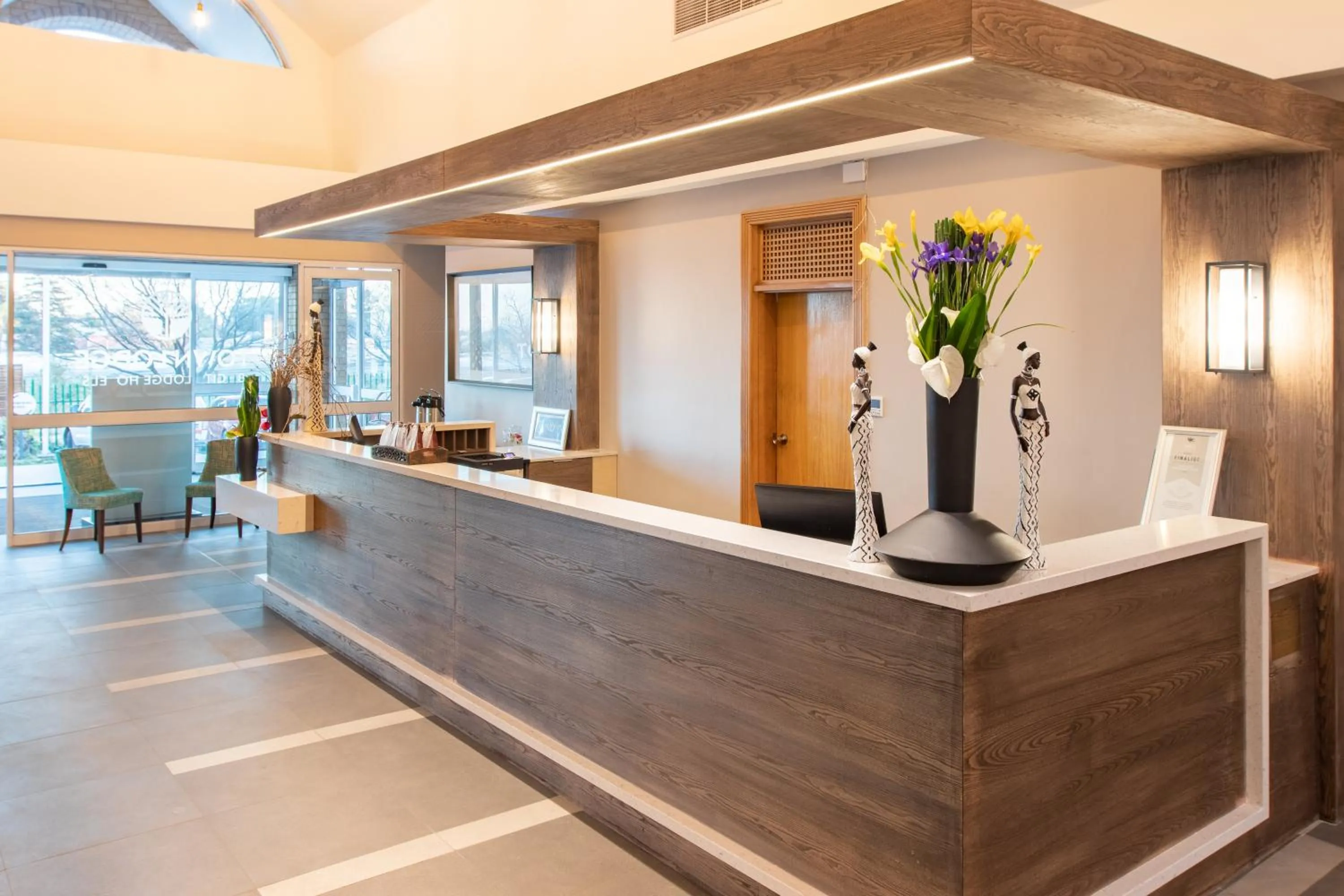 Lobby or reception in Town Lodge Johannesburg Airport