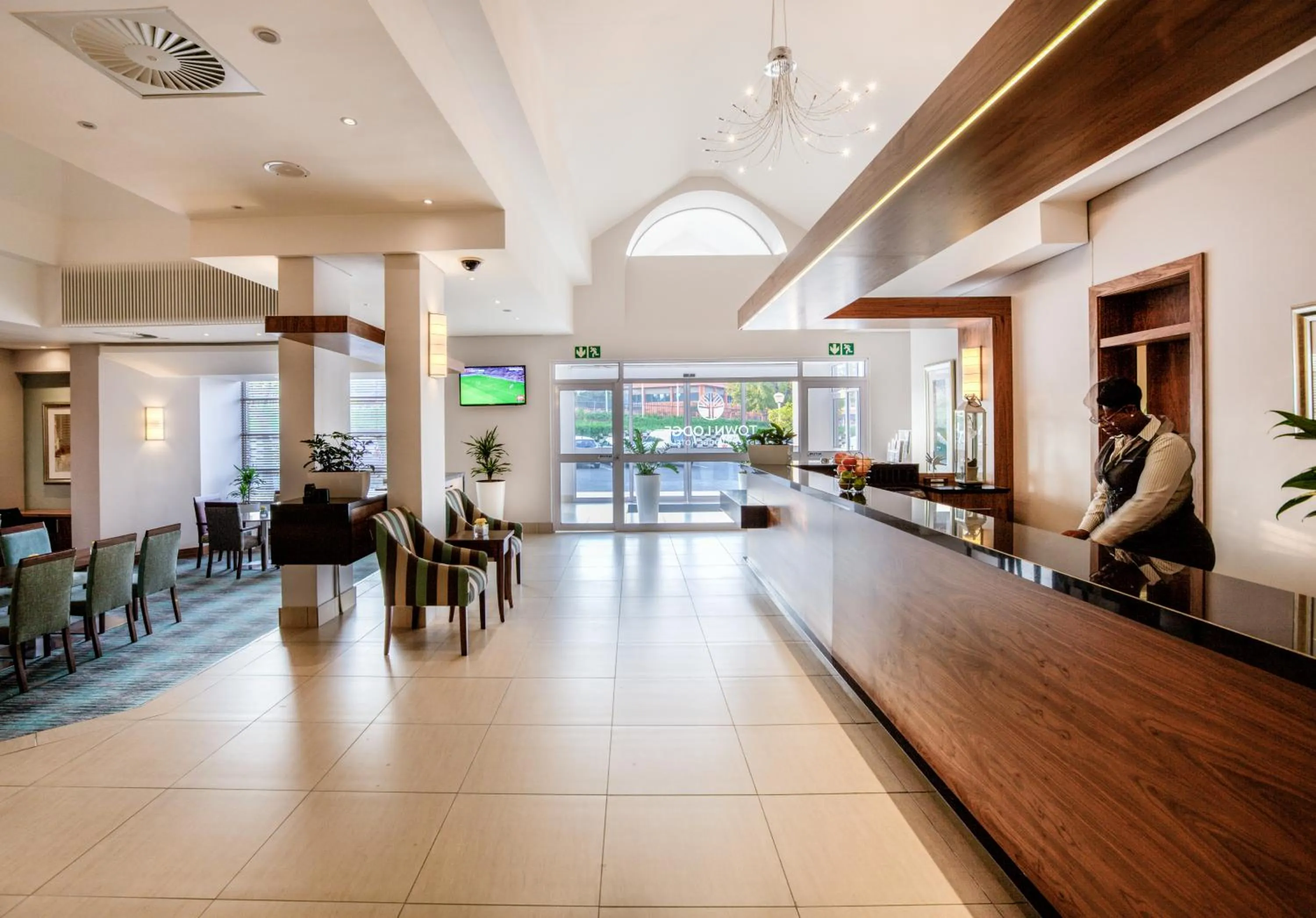 Lobby or reception in Town Lodge Waterfall, Midrand