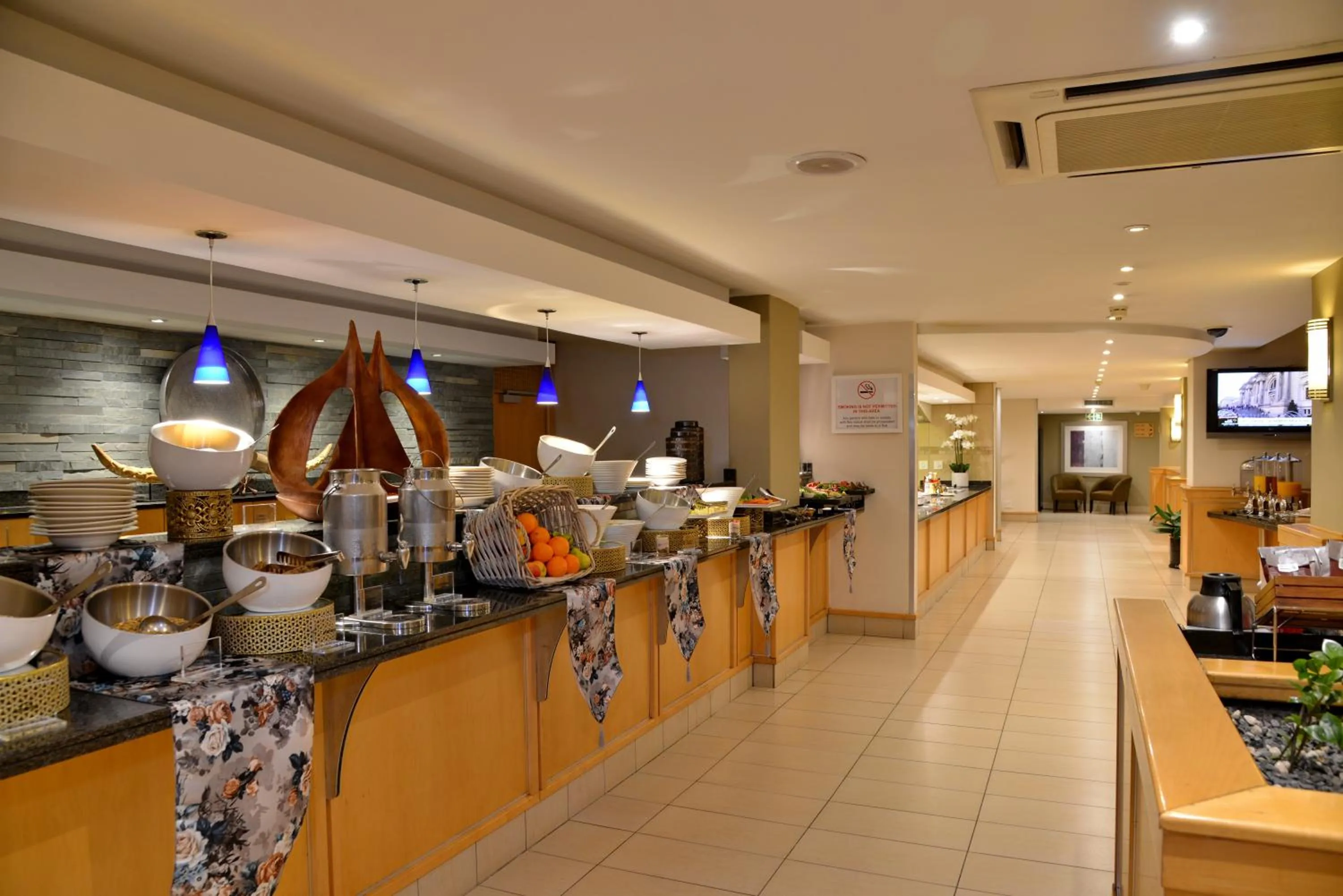 Buffet breakfast in Road Lodge Sandton