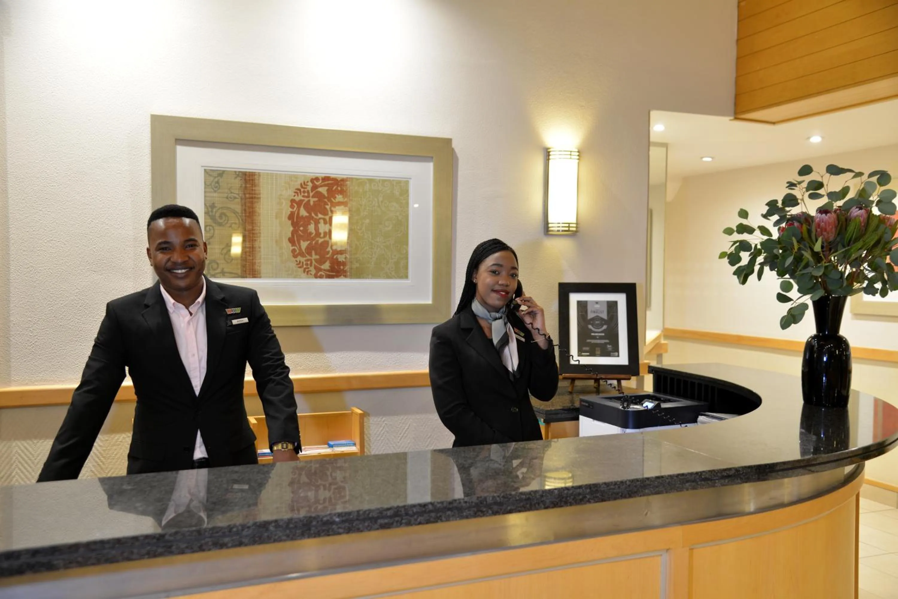 Staff in Road Lodge Sandton