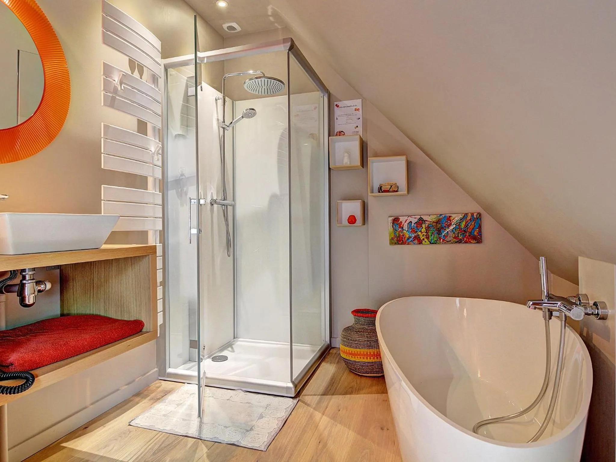 Bathroom in Le bouddha du lac