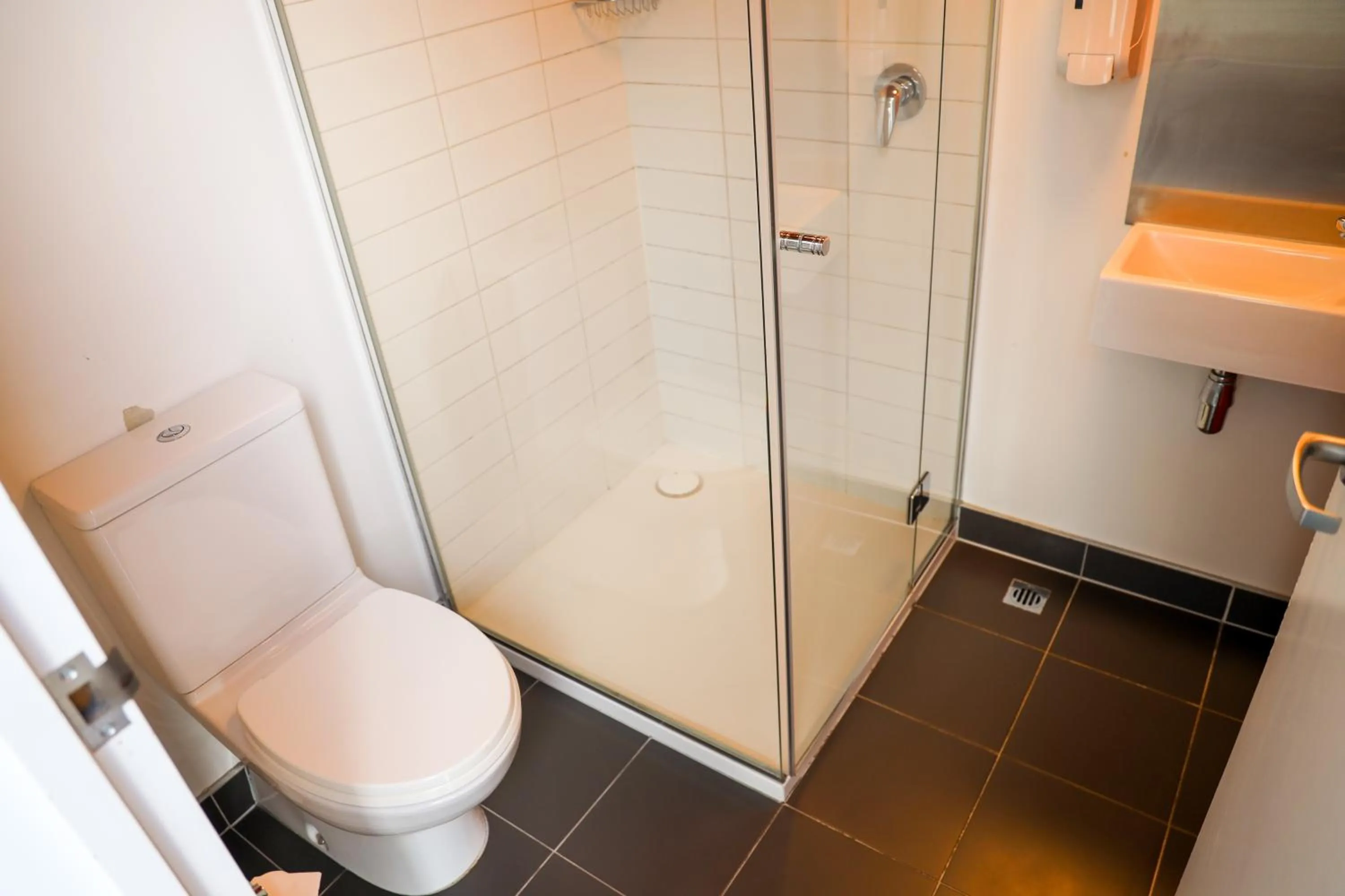 Shower in Nomads Queenstown Hostel