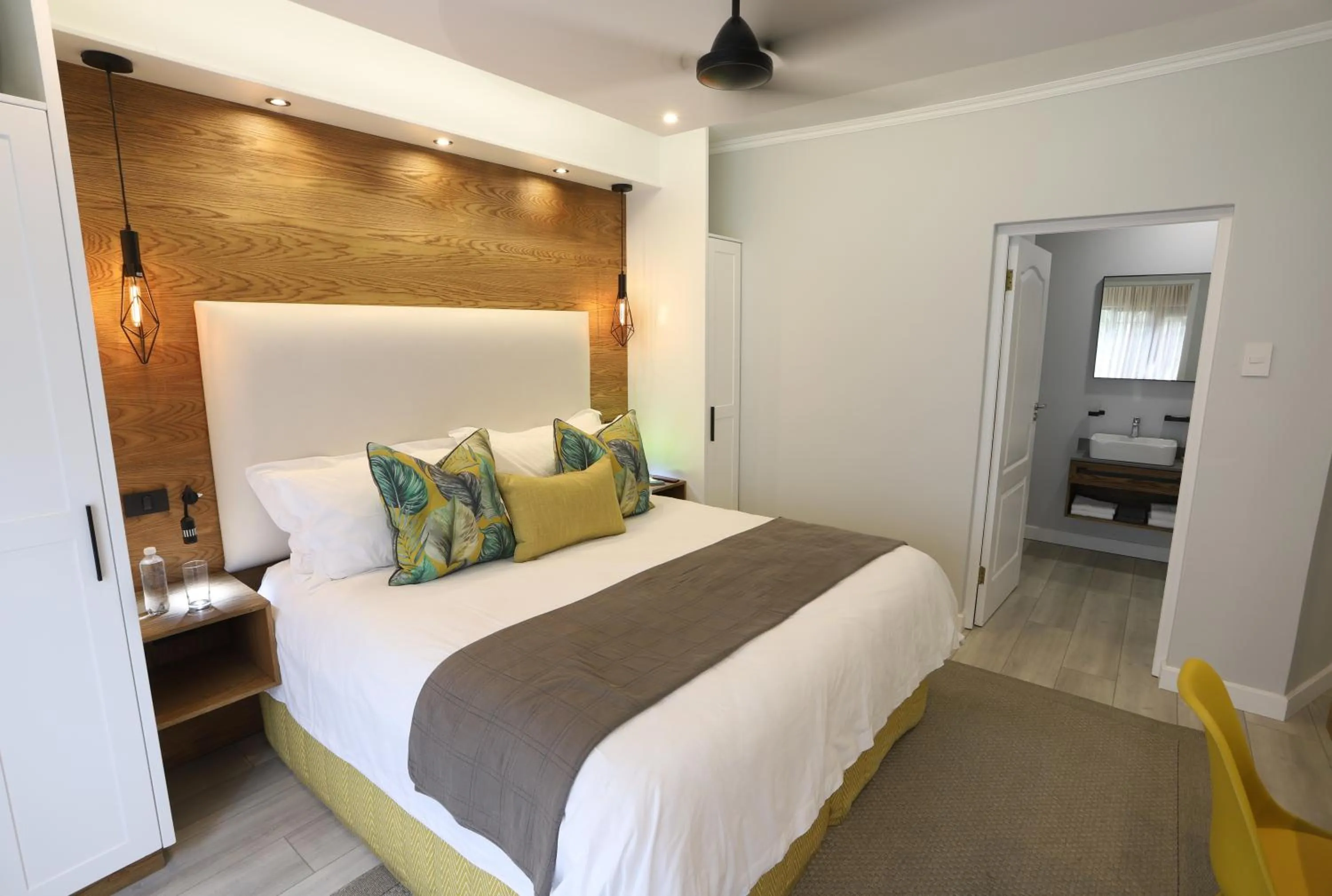 Bed in Lavender Moon Guest House