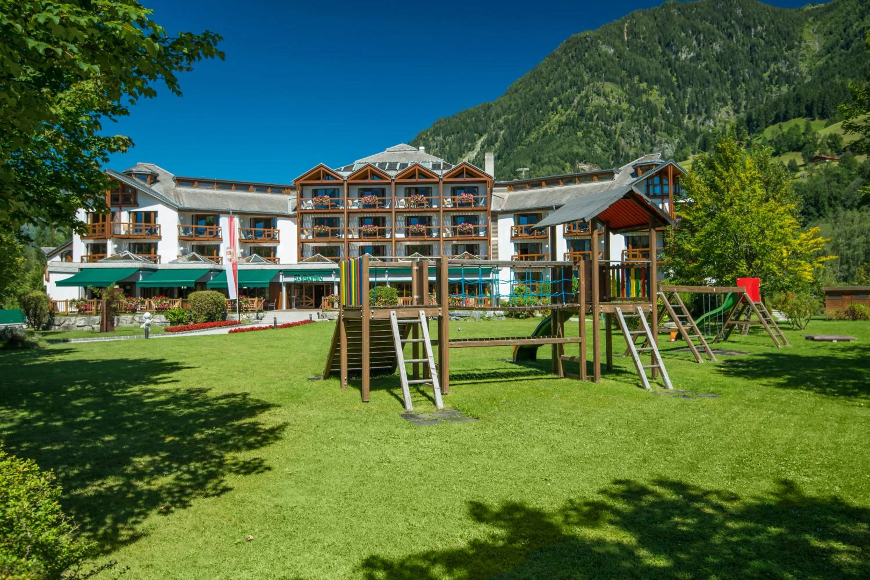 Children play ground in Hotel Das Gastein - ganzjährig inklusive Alpentherme Gastein & Sommersaison inklusive Gasteiner Bergbahnen