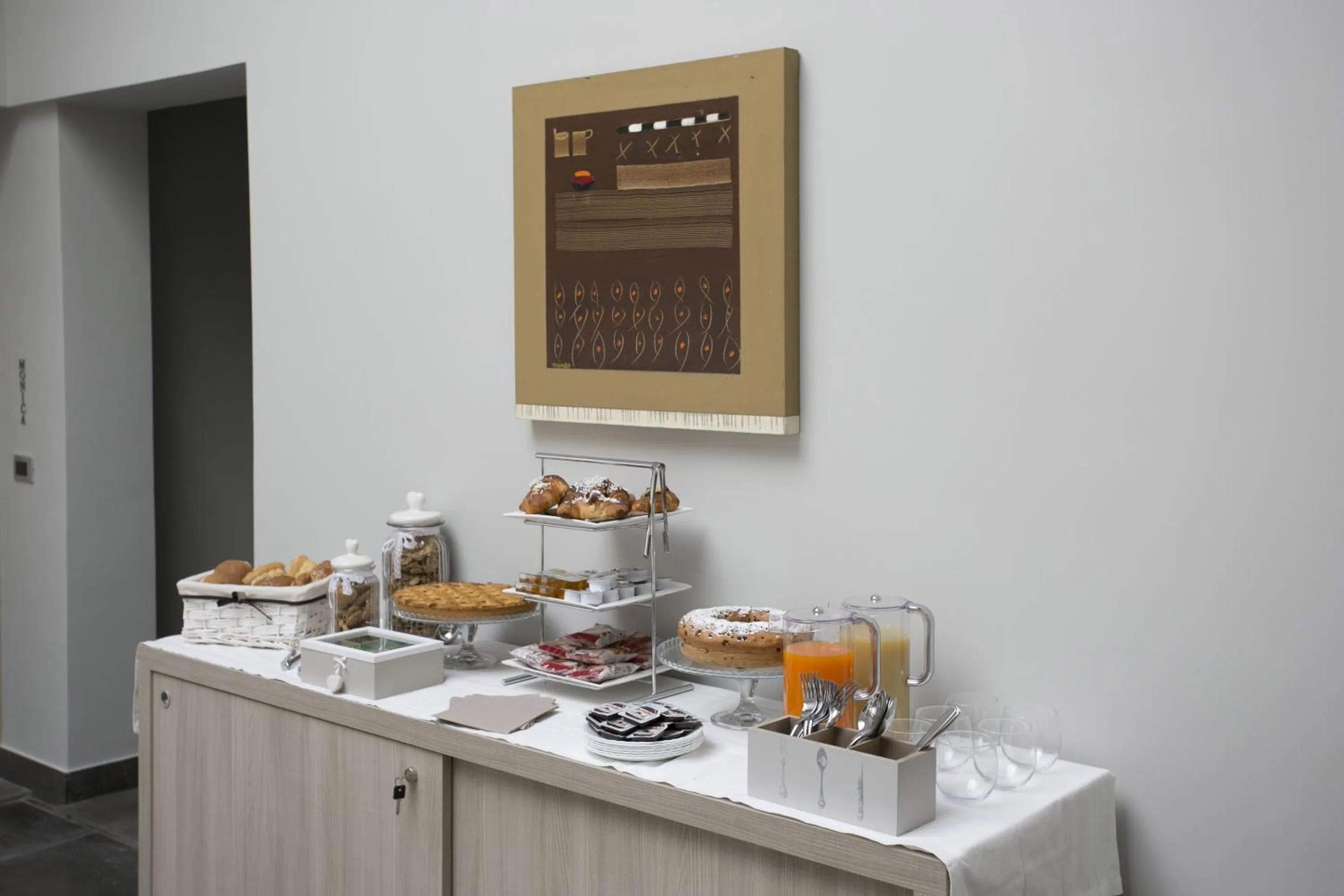 Buffet breakfast in Map holiday residence