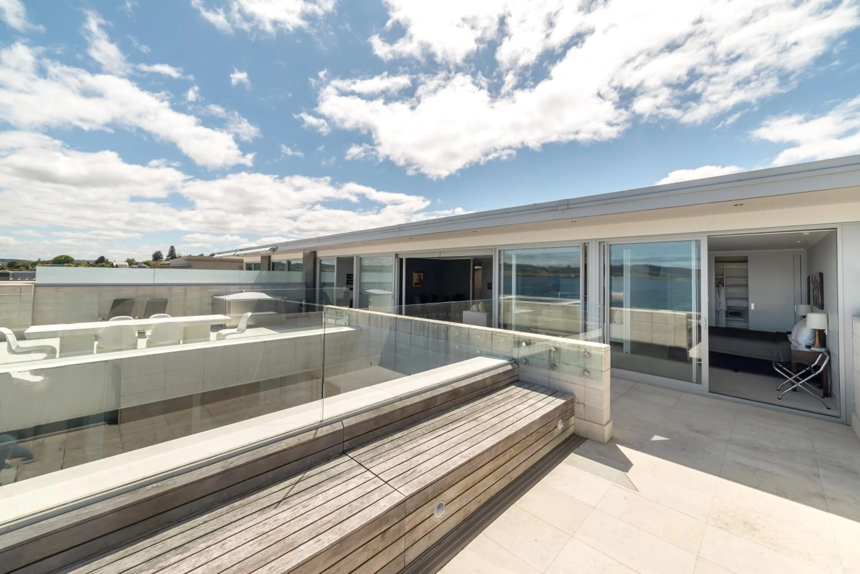 Balcony/Terrace in Sacred Waters Taupo