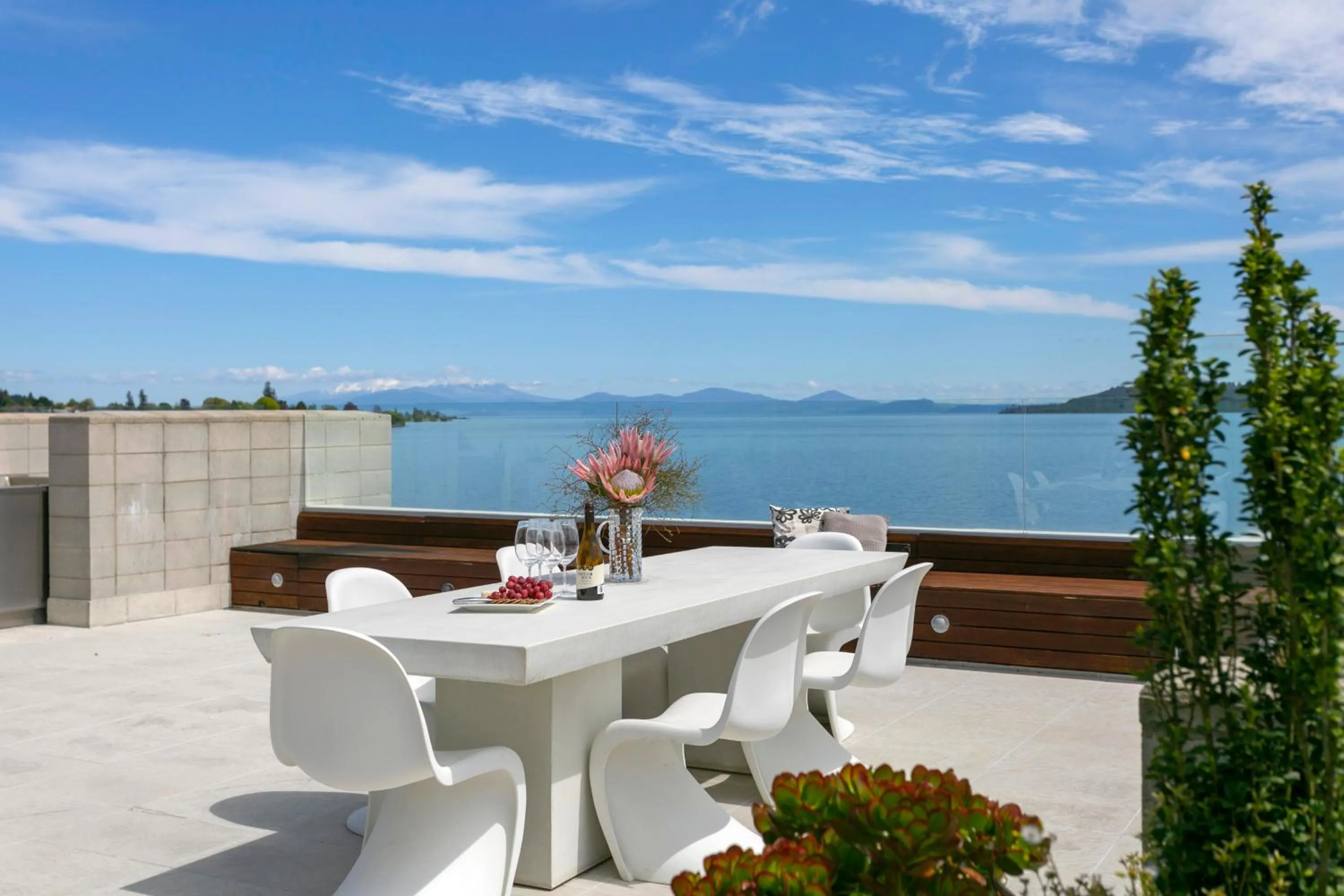 Balcony/Terrace in Sacred Waters Taupo