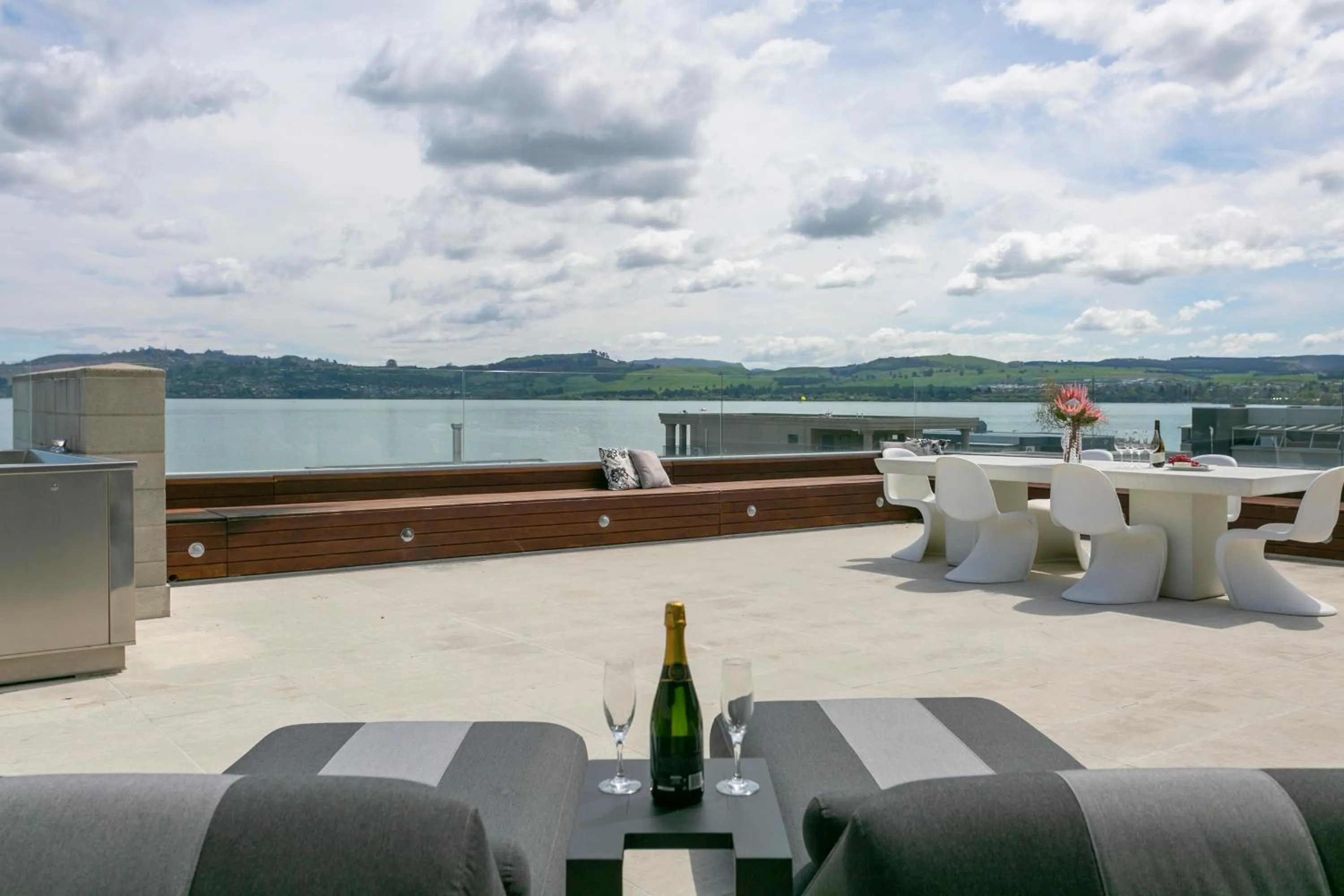 Balcony/Terrace in Sacred Waters Taupo