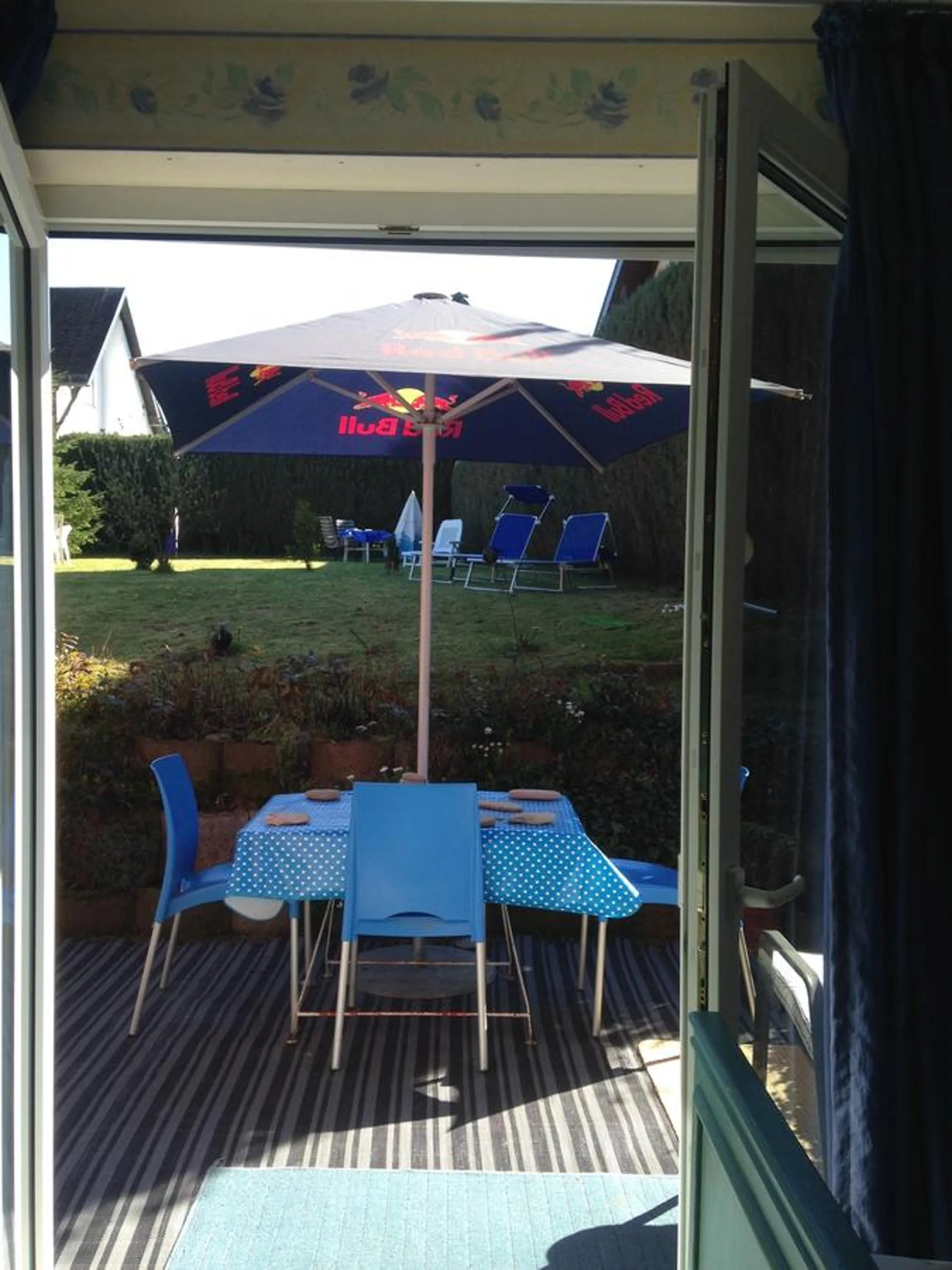 Garden view in The Place After the Race B&B