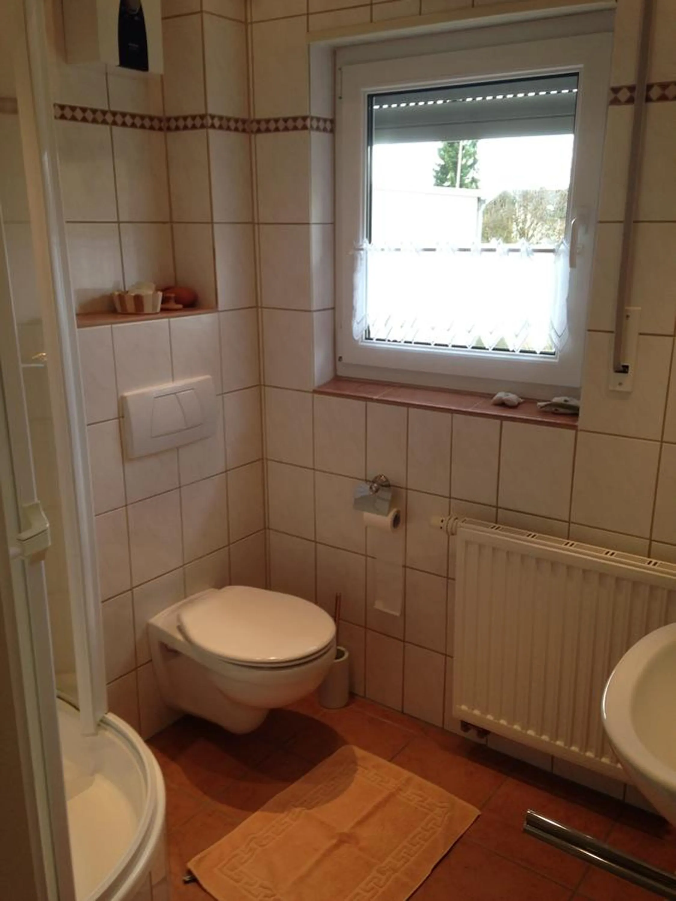 Bathroom in The Place After the Race B&B