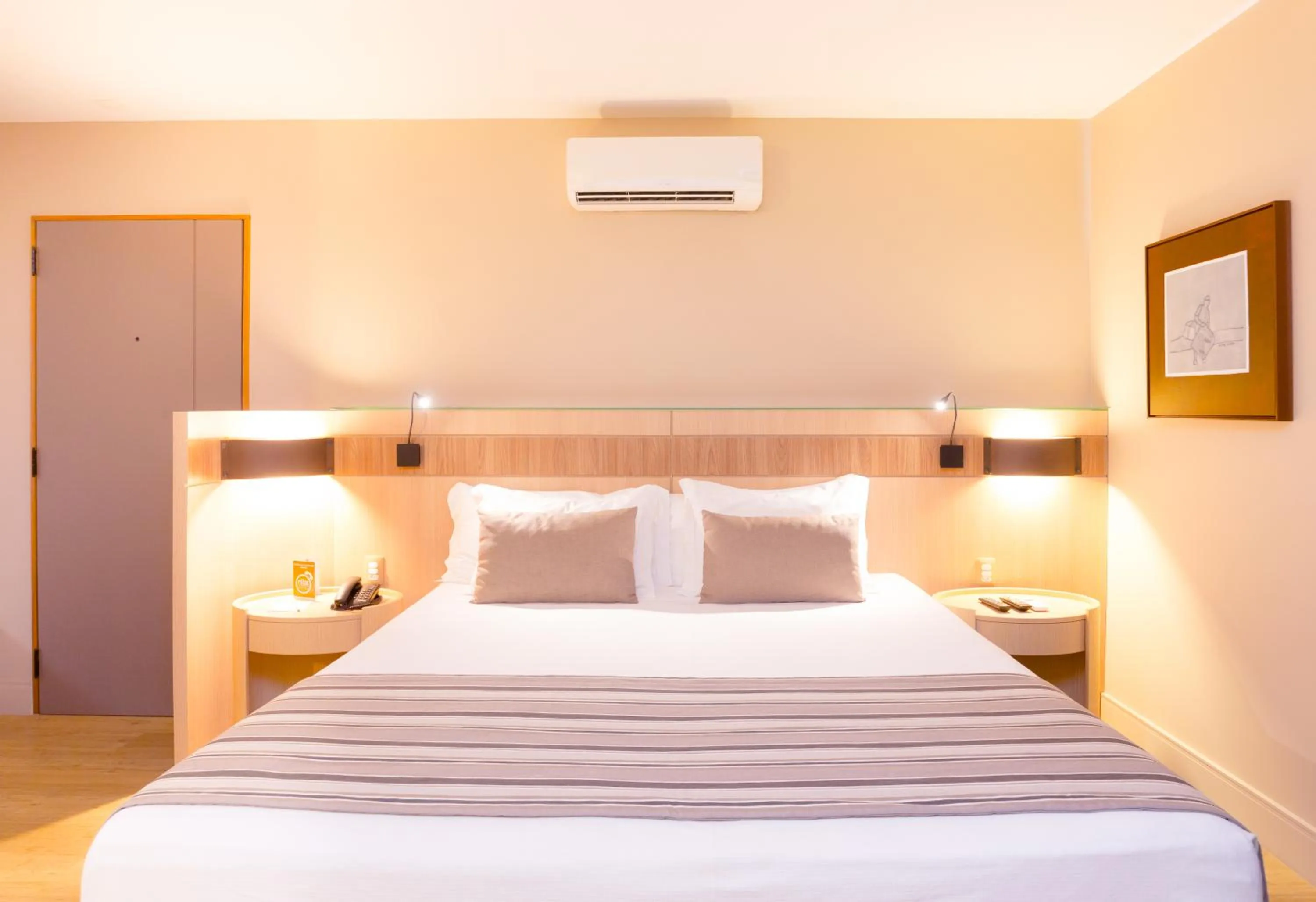 Bed in Ritz Copacabana Hotel