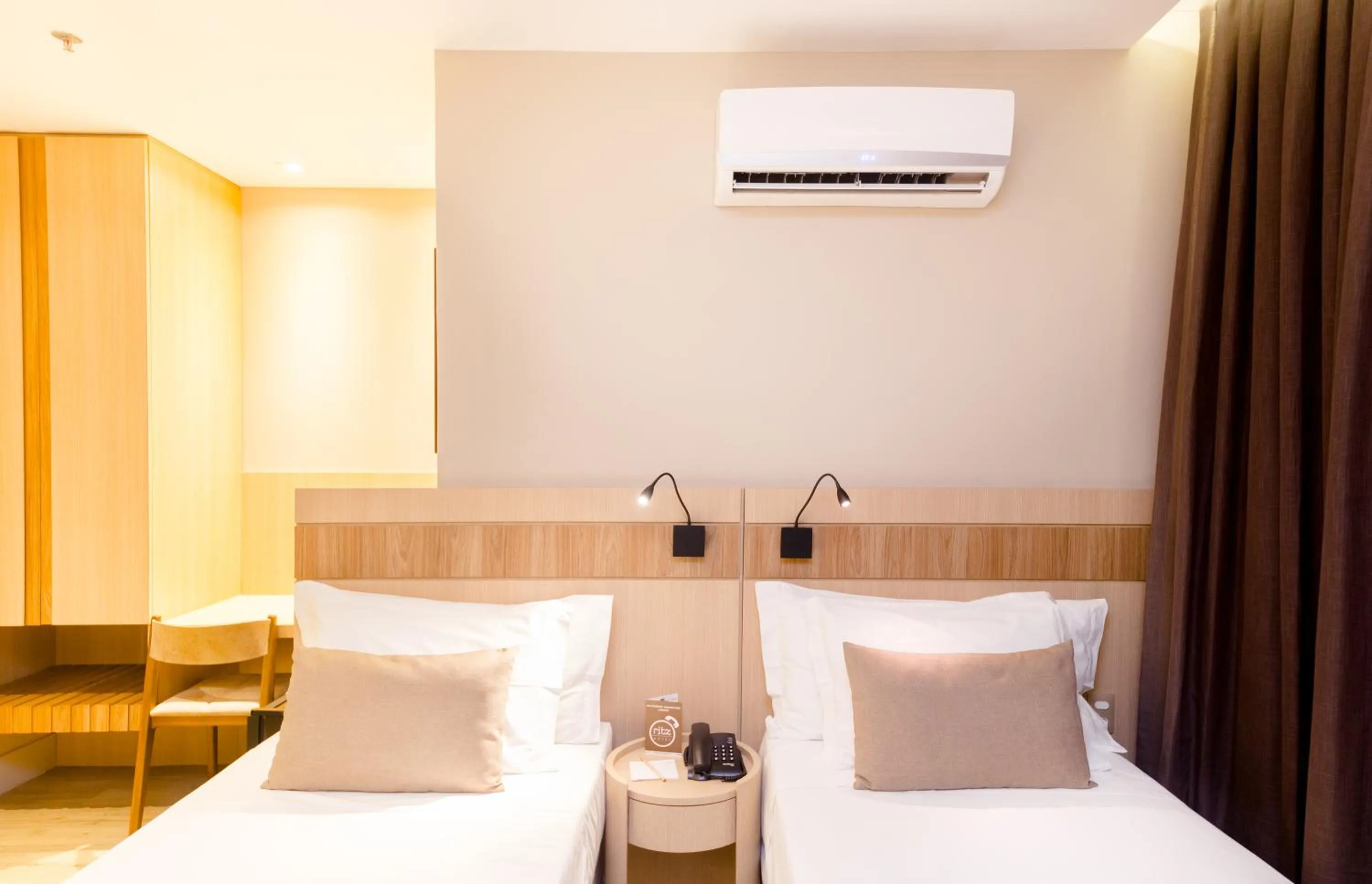 Bed in Ritz Copacabana Hotel