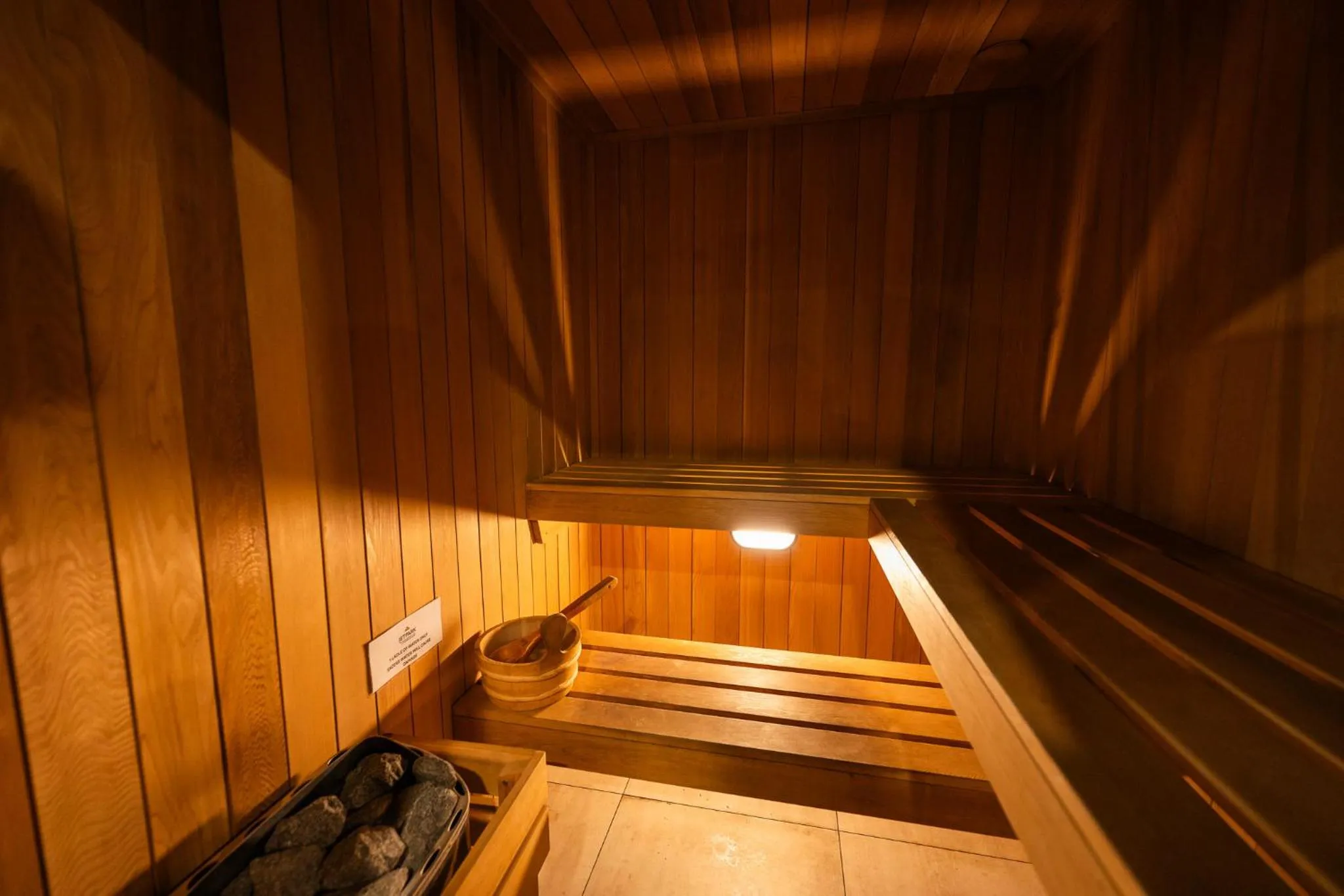 Sauna in JetPark Hamilton Airport New Zealand