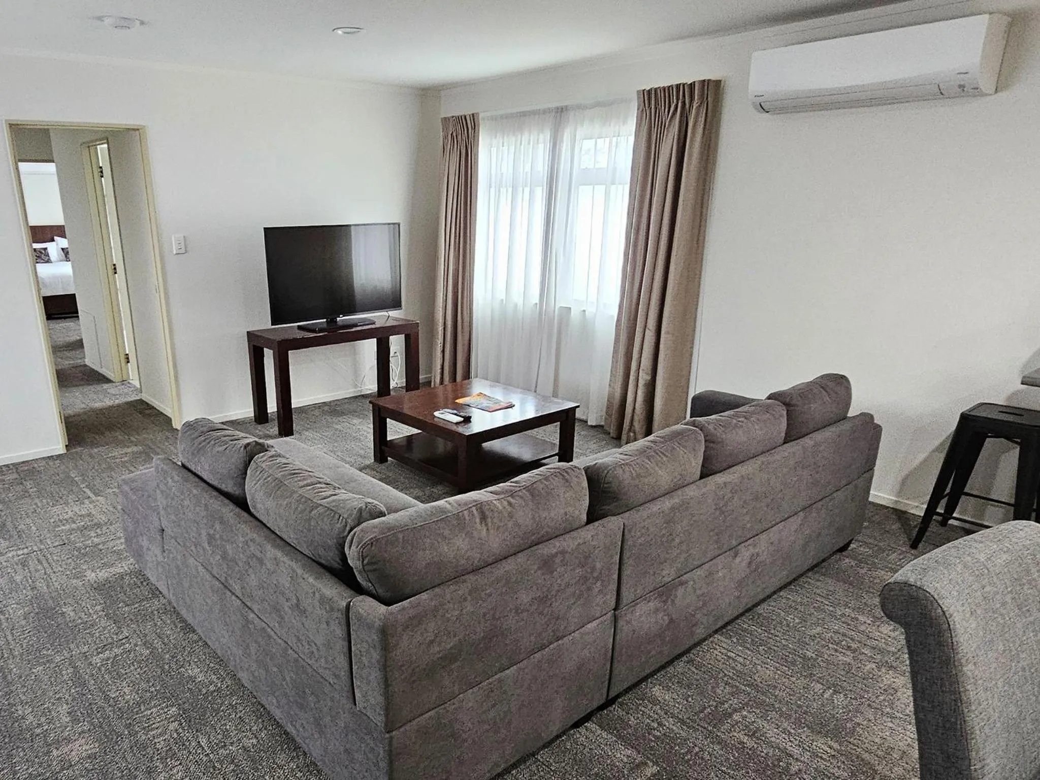 Seating area in JetPark Hamilton Airport New Zealand