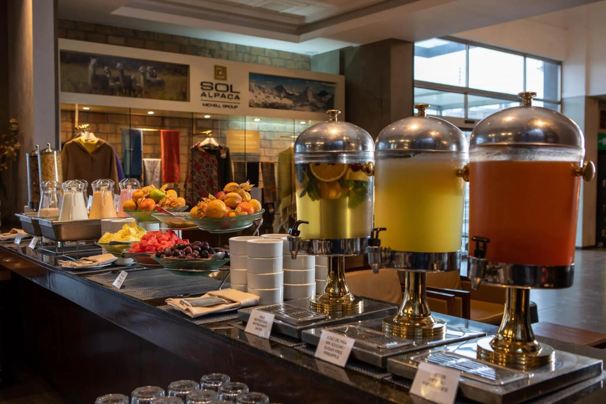 Buffet breakfast in Casa Andina Select Tacna