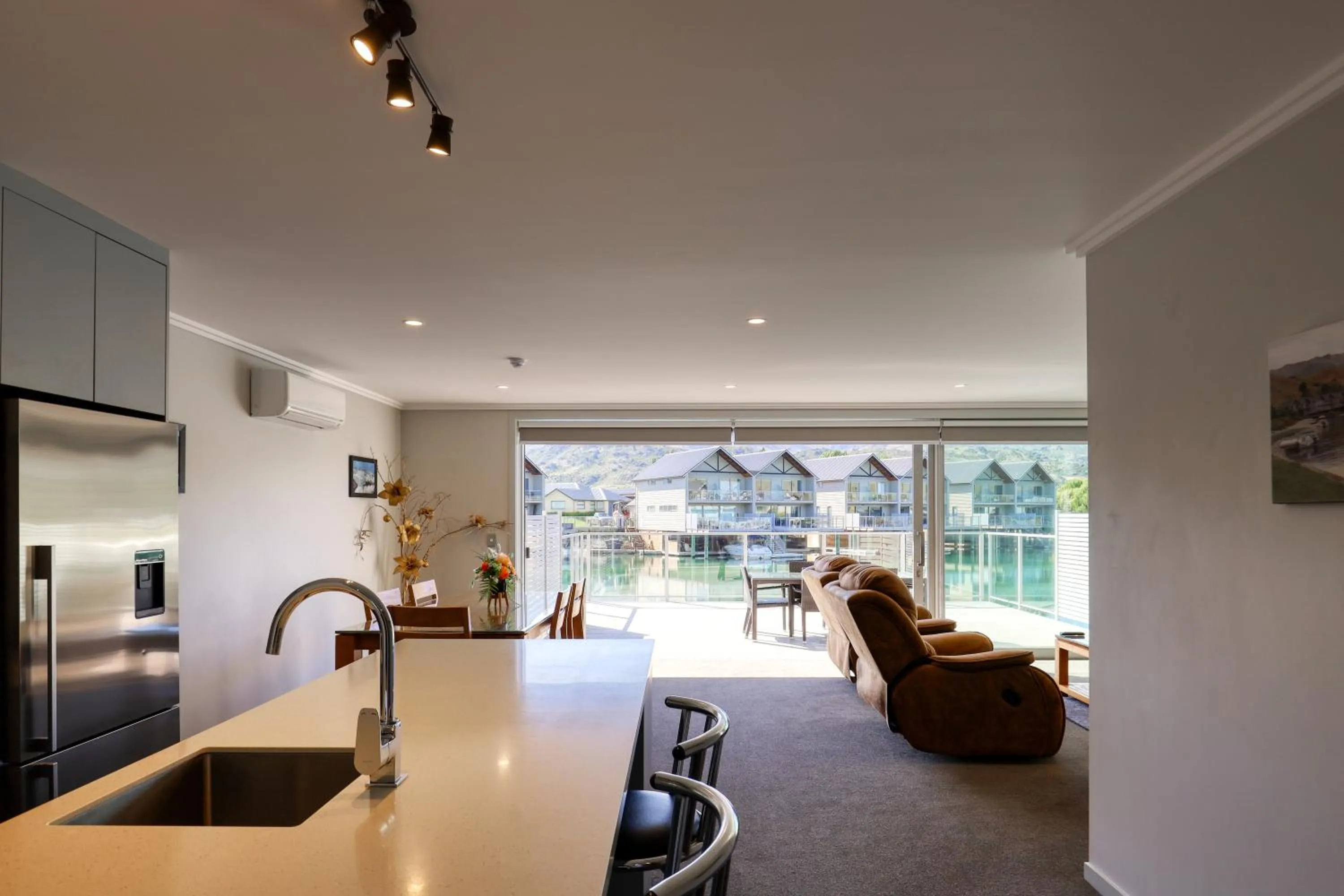 kitchen in Marsden Lake Resort Central Otago