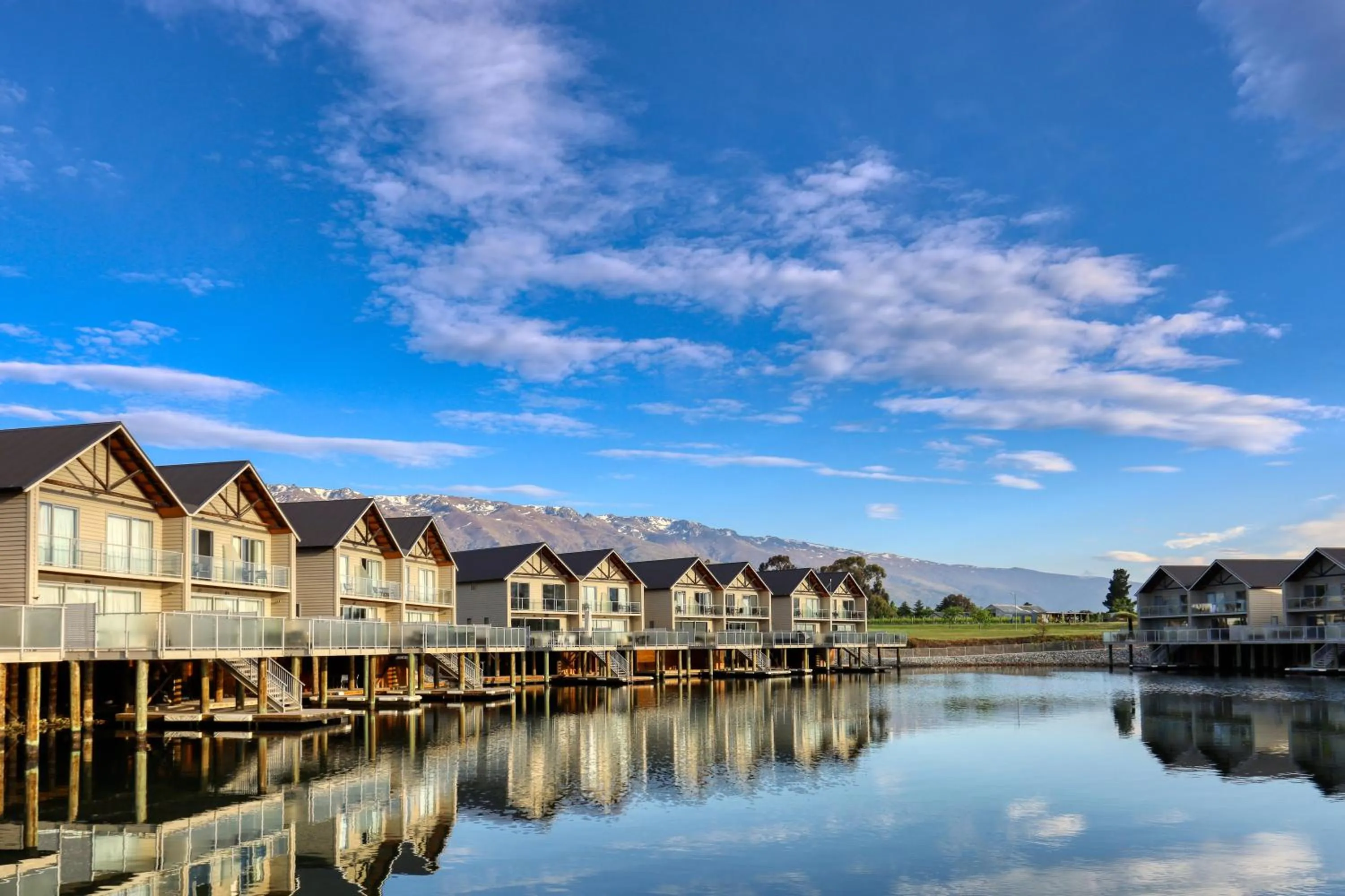 Property building in Marsden Lake Resort Central Otago