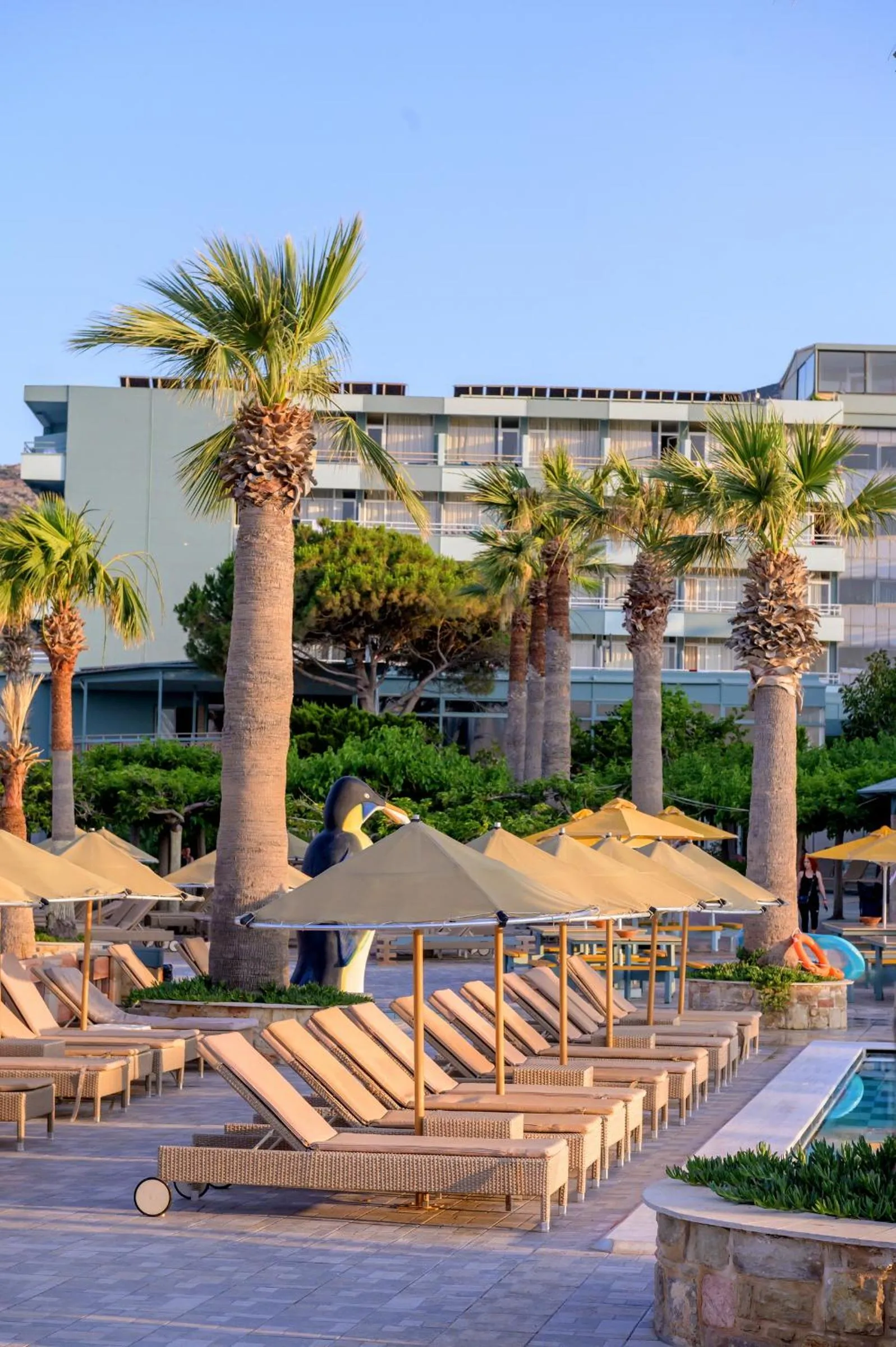 Swimming pool in Eri Beach & Village Hotel