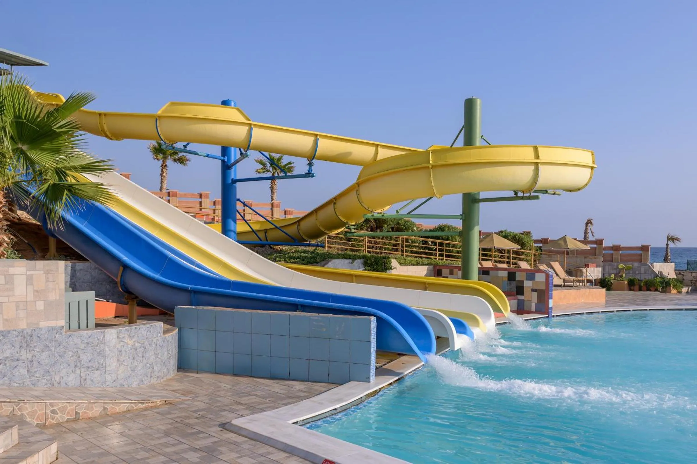 Swimming pool in Eri Beach & Village Hotel