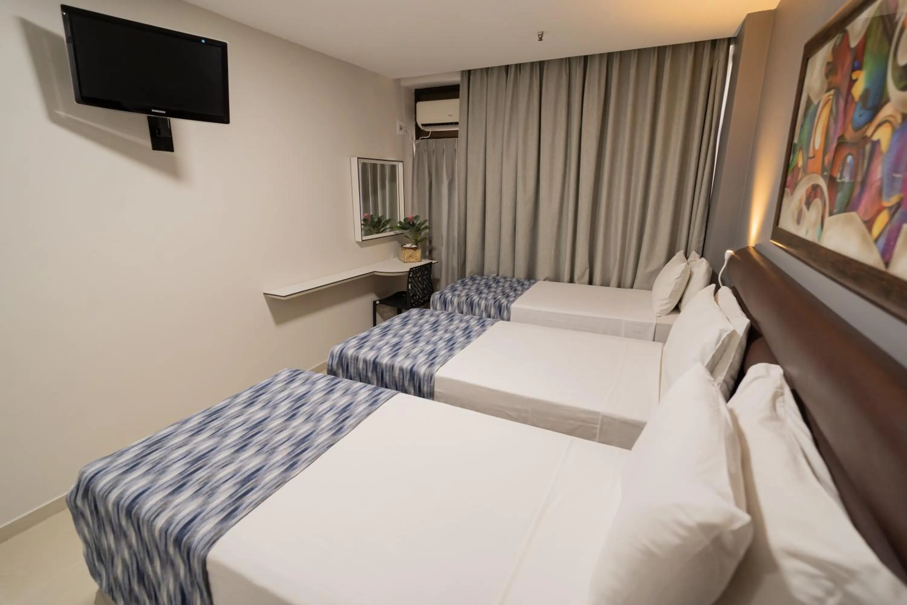 View (from property/room), Bed in Hotel Nacional Inn Rio Copacabana