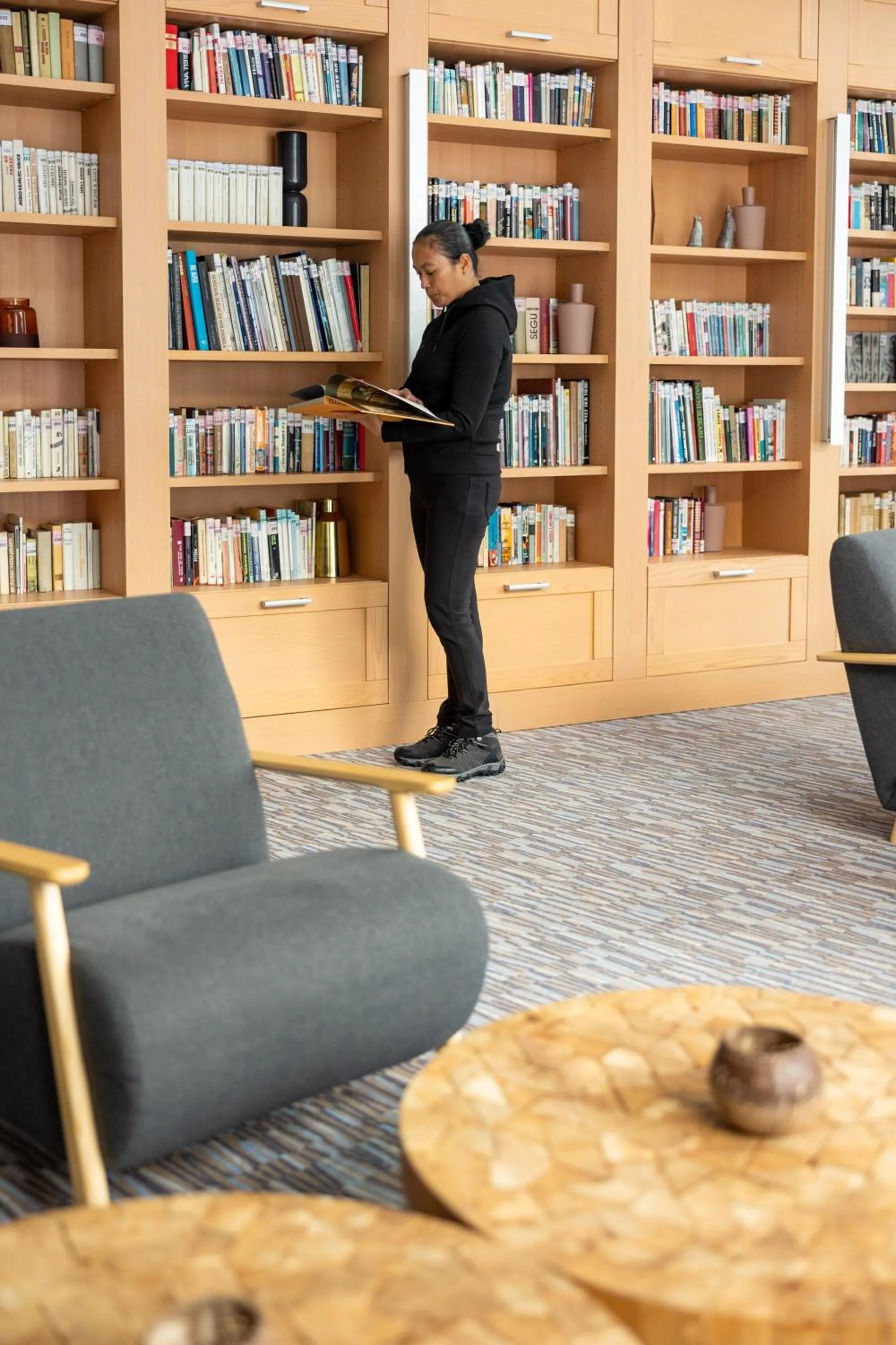 Library in Wellness Hotel Montis