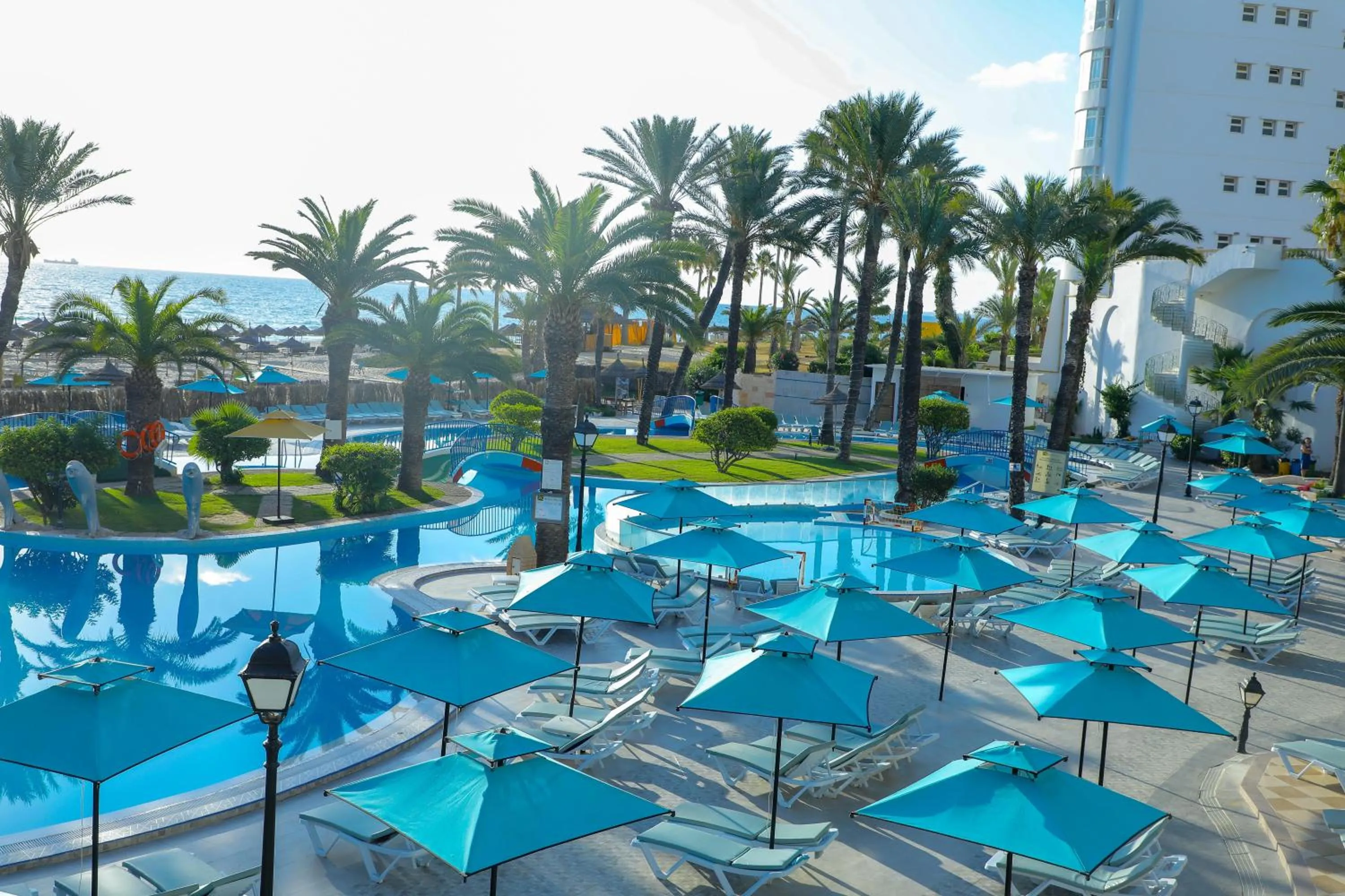 Swimming pool in Riadh Palms- Resort & Spa