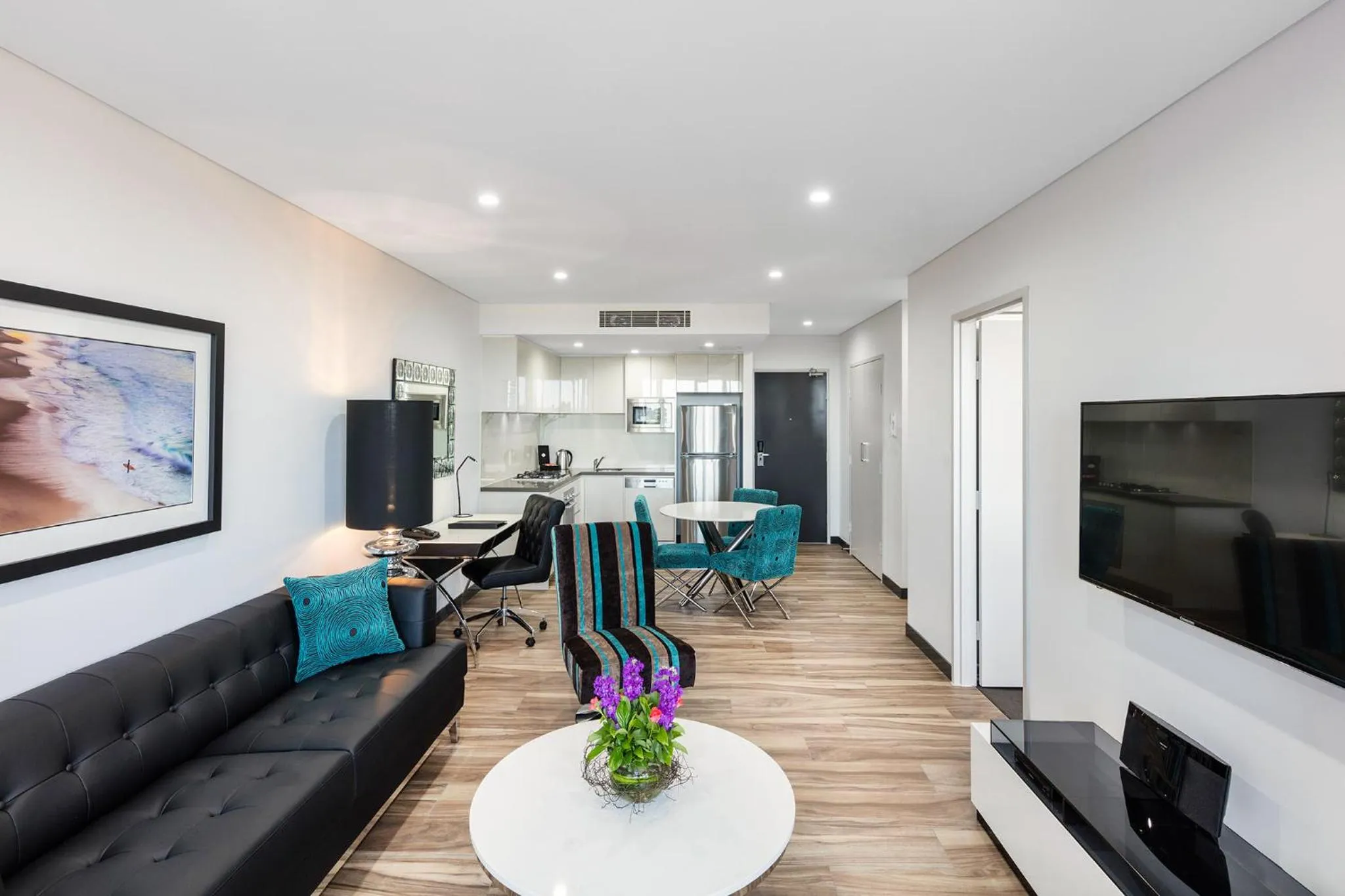 Living room in Meriton Suites Bondi Junction