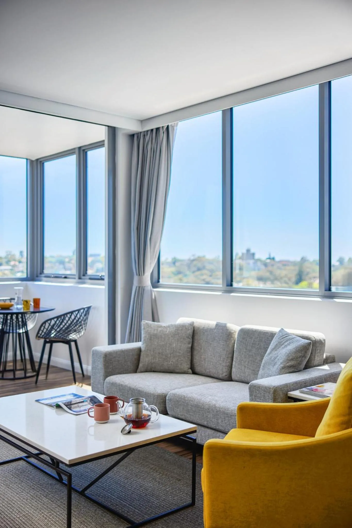 Living room in Meriton Suites Bondi Junction