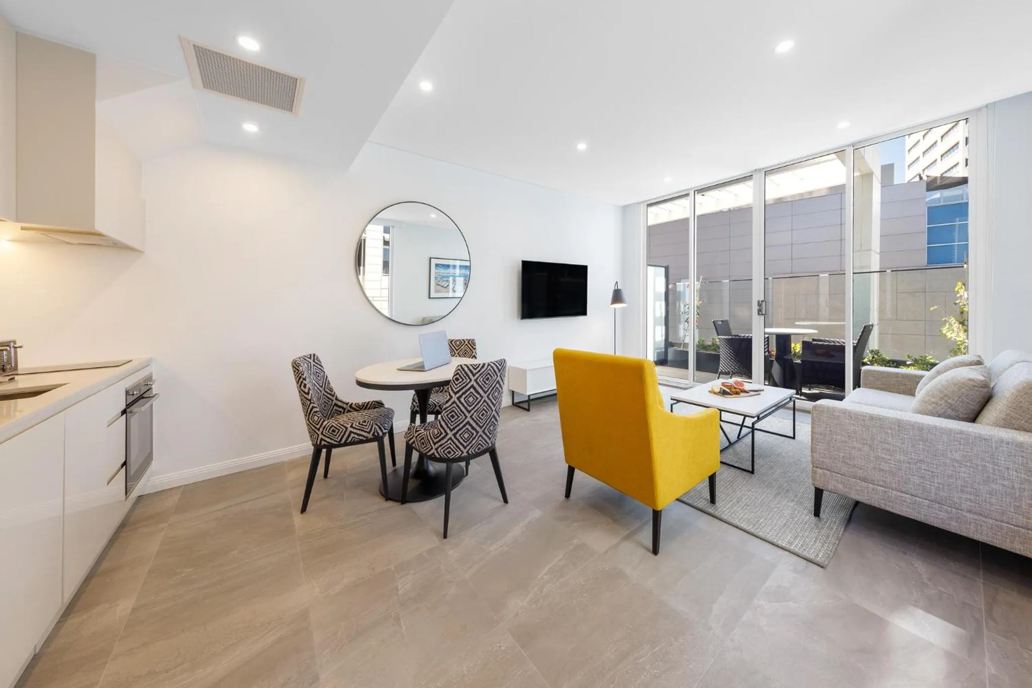 Living room in Meriton Suites Bondi Junction