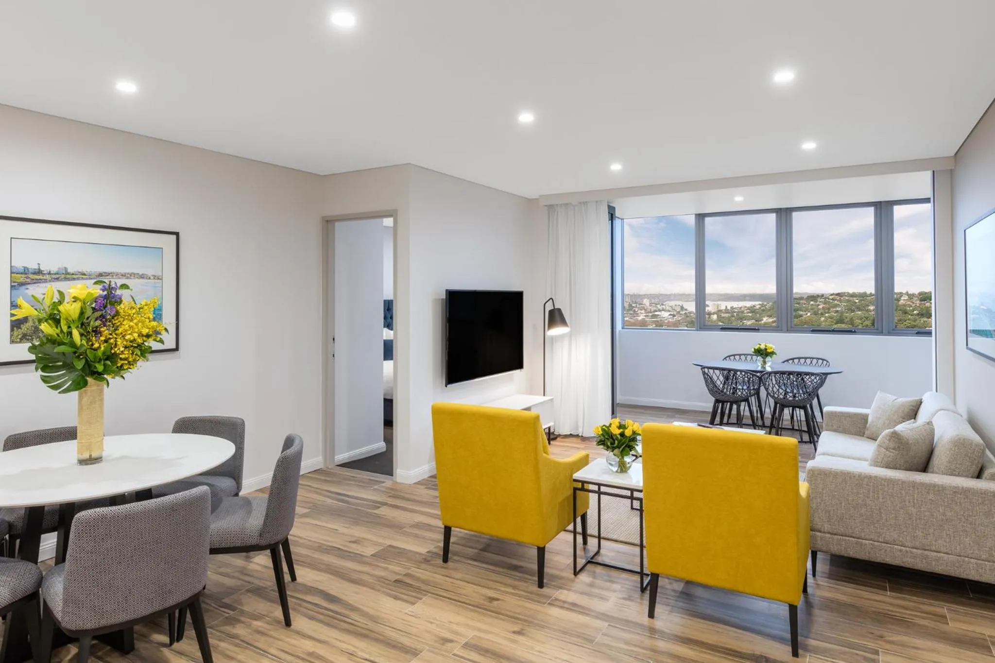 Living room in Meriton Suites Bondi Junction