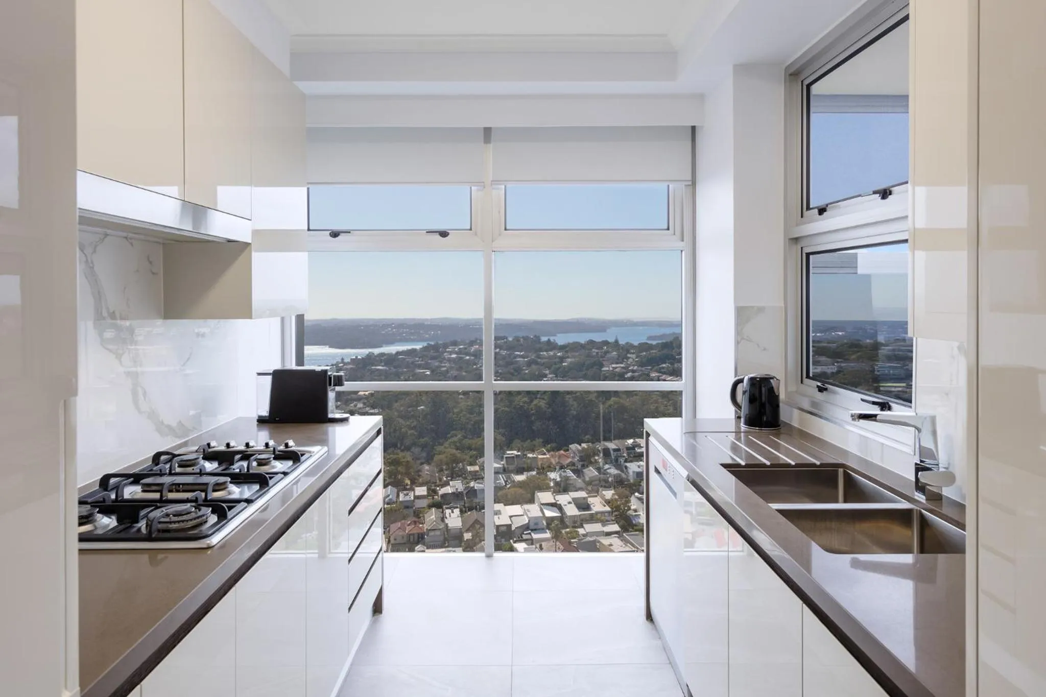 kitchen in Meriton Suites Bondi Junction