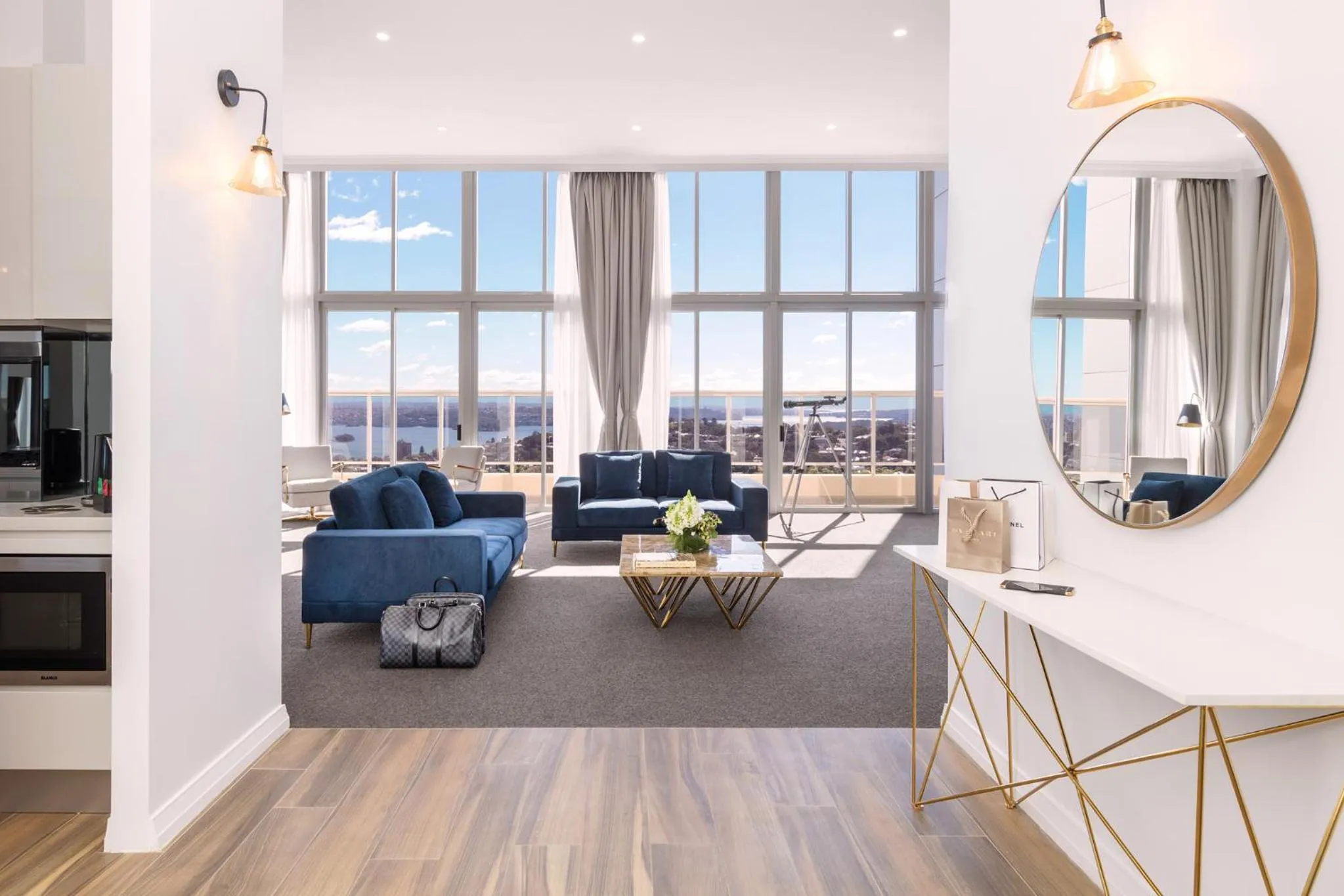 Living room in Meriton Suites Bondi Junction