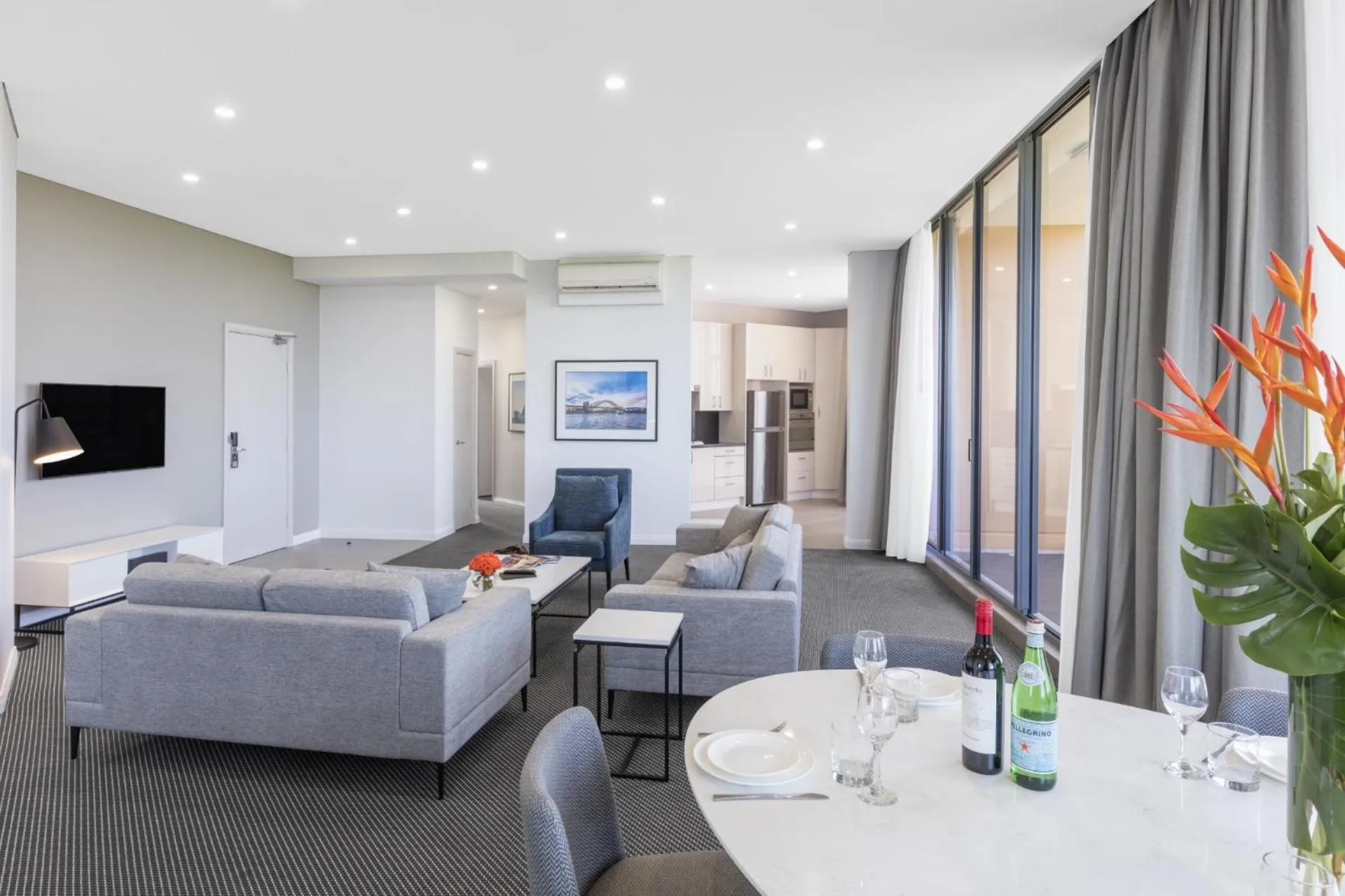 Living room in Meriton Suites Waterloo