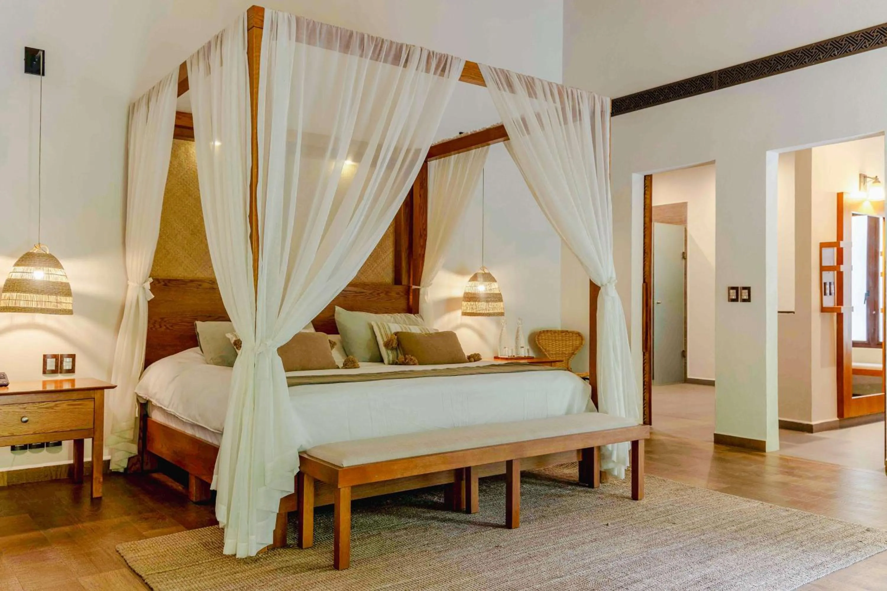 Photo of the whole room, Bed in Soul Spring Sanctuary Cuernavaca