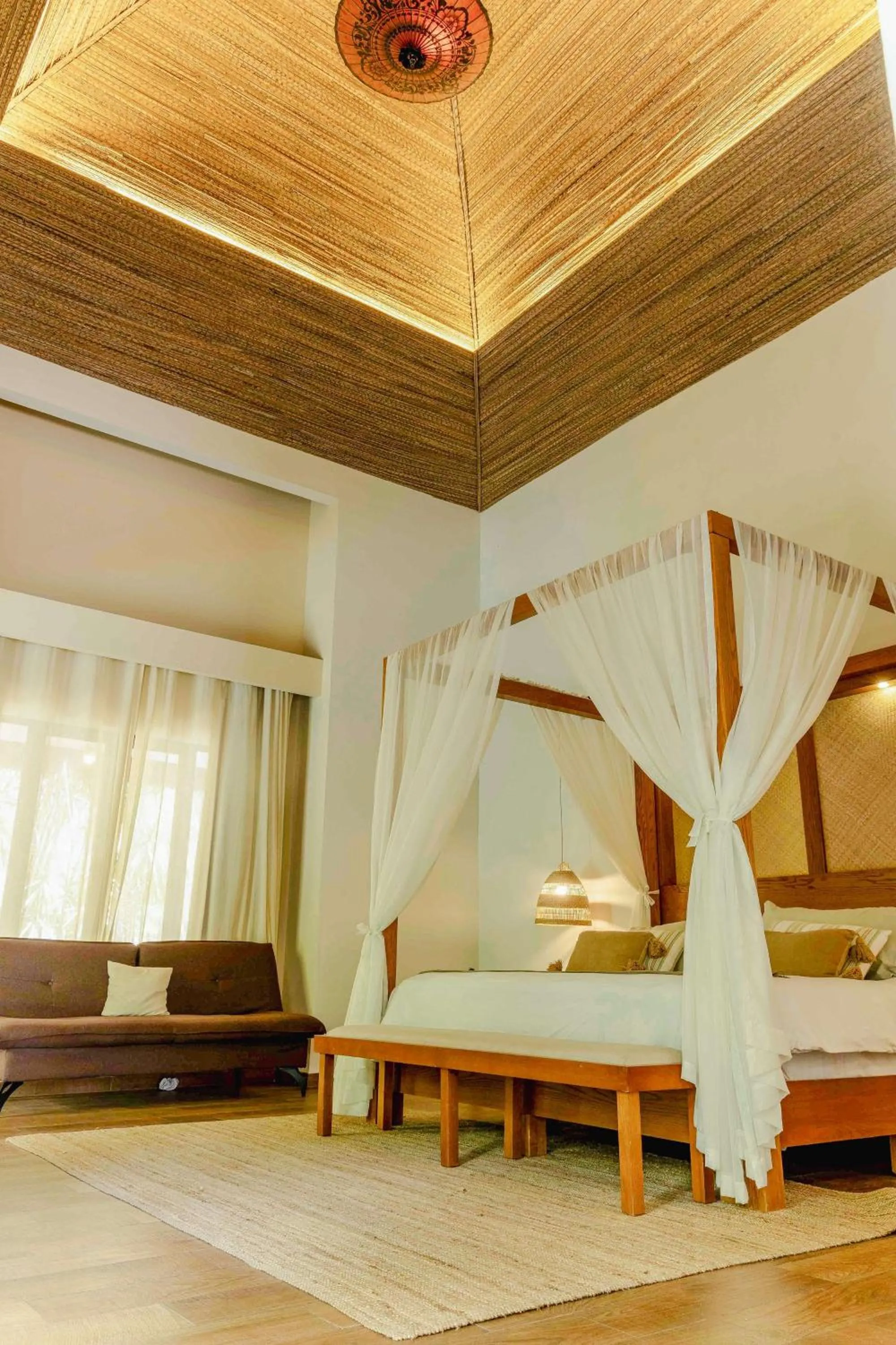 Photo of the whole room, Bed in Soul Spring Sanctuary Cuernavaca