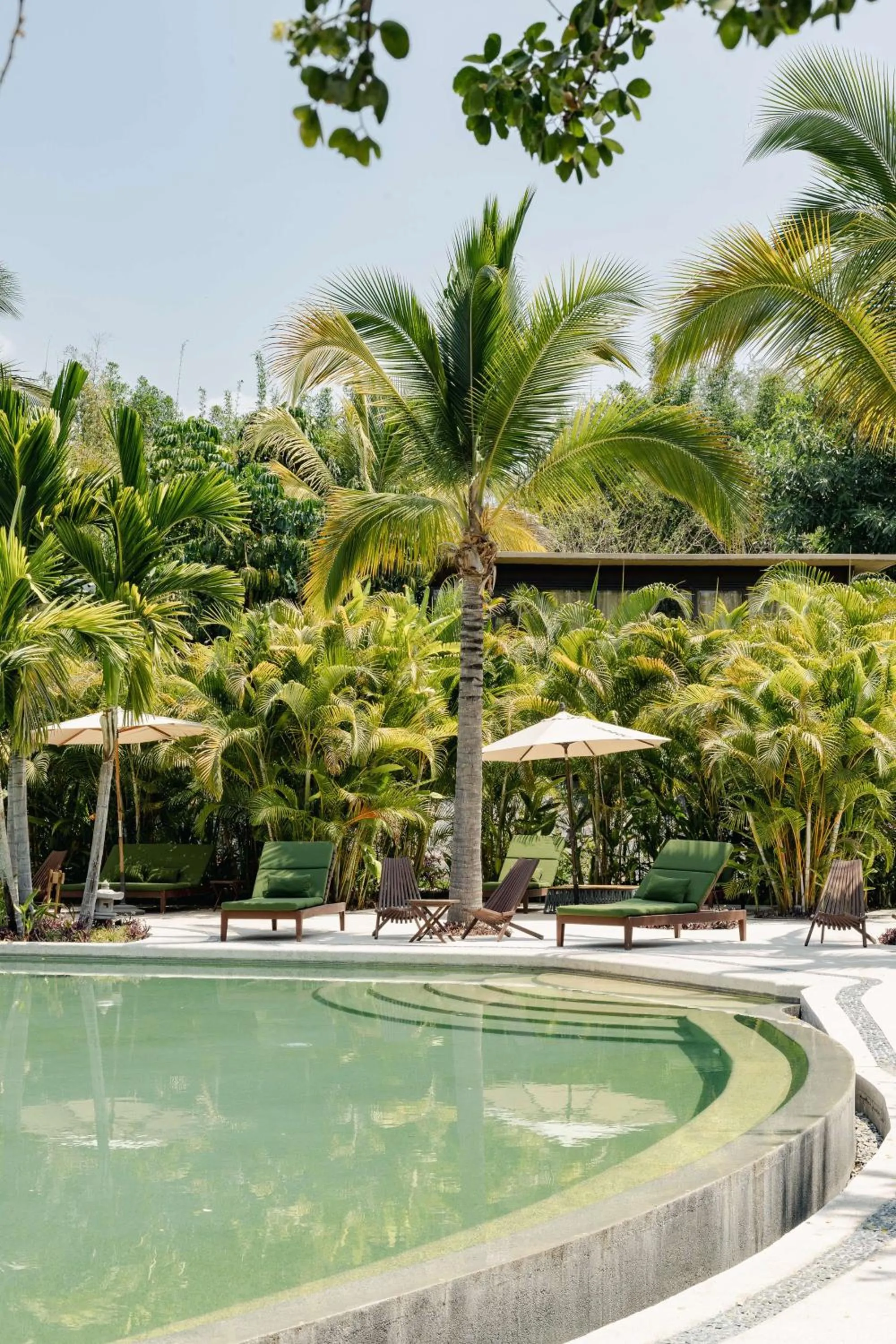 Pool view in Soul Spring Sanctuary Cuernavaca