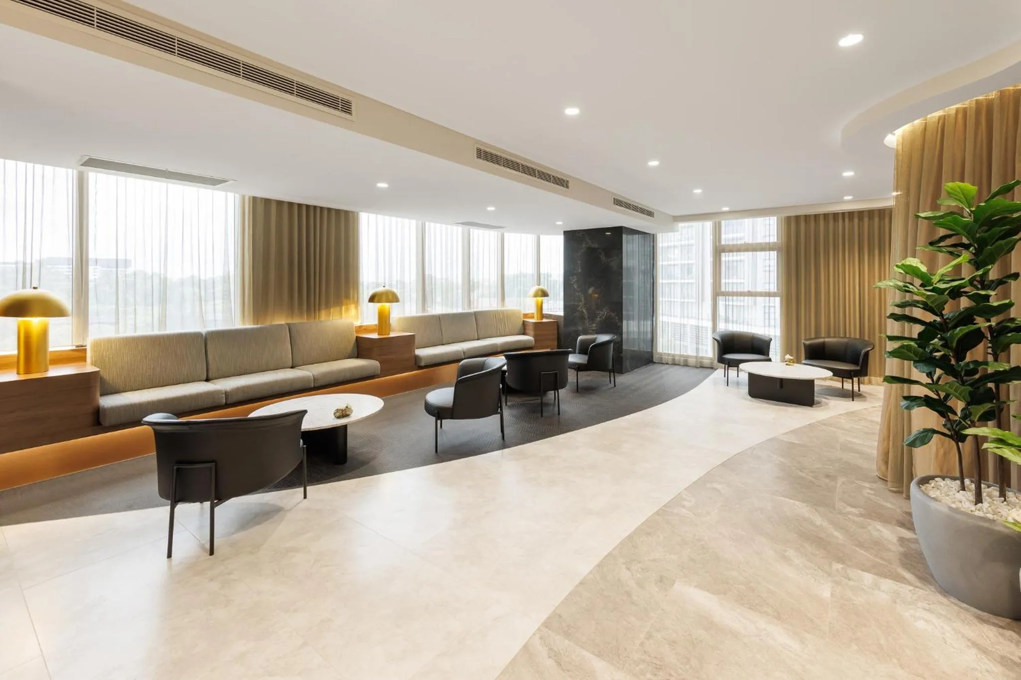 Lobby or reception in Meriton Suites George Street, Parramatta