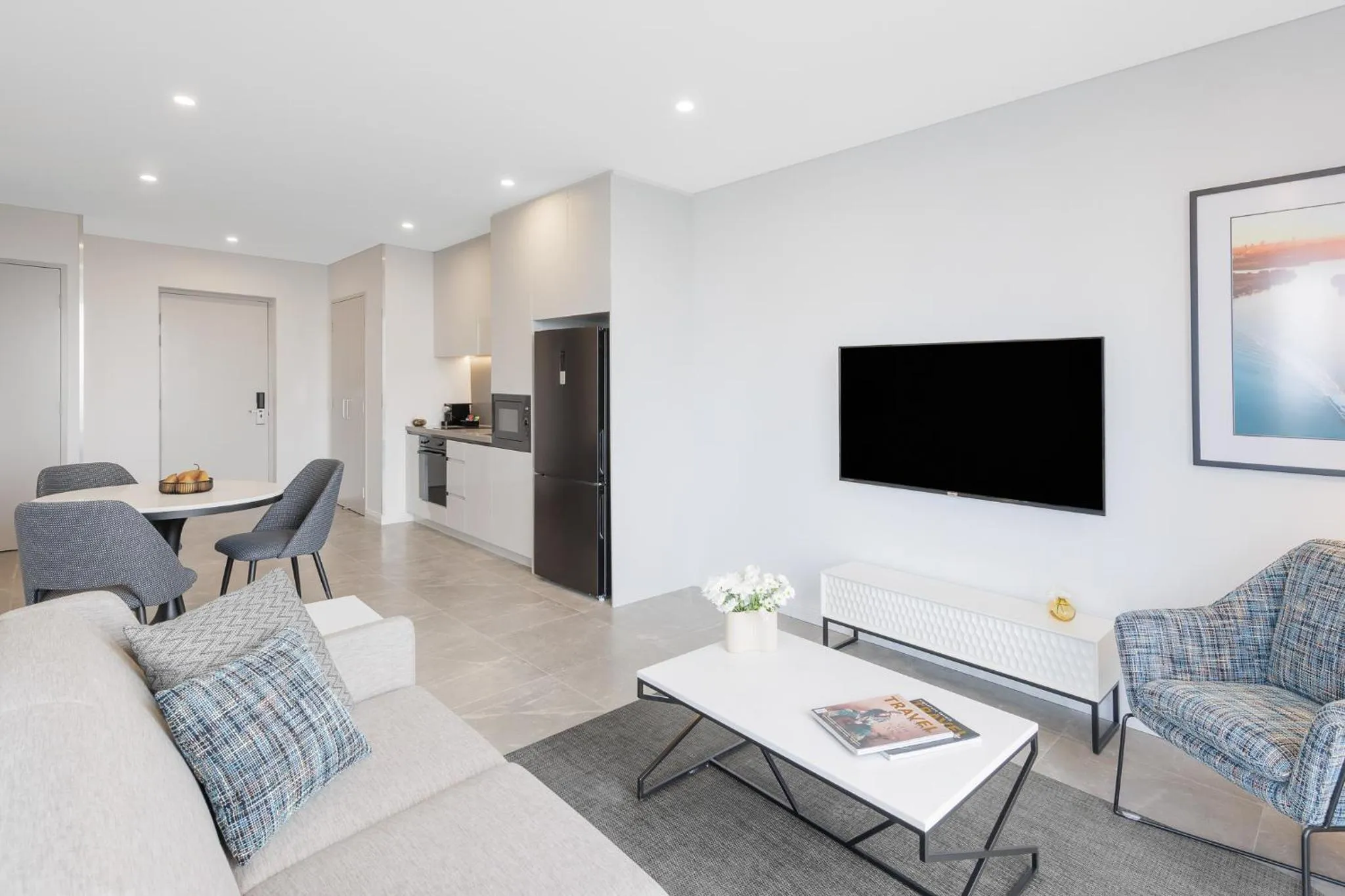 Living room in Meriton Suites George Street, Parramatta