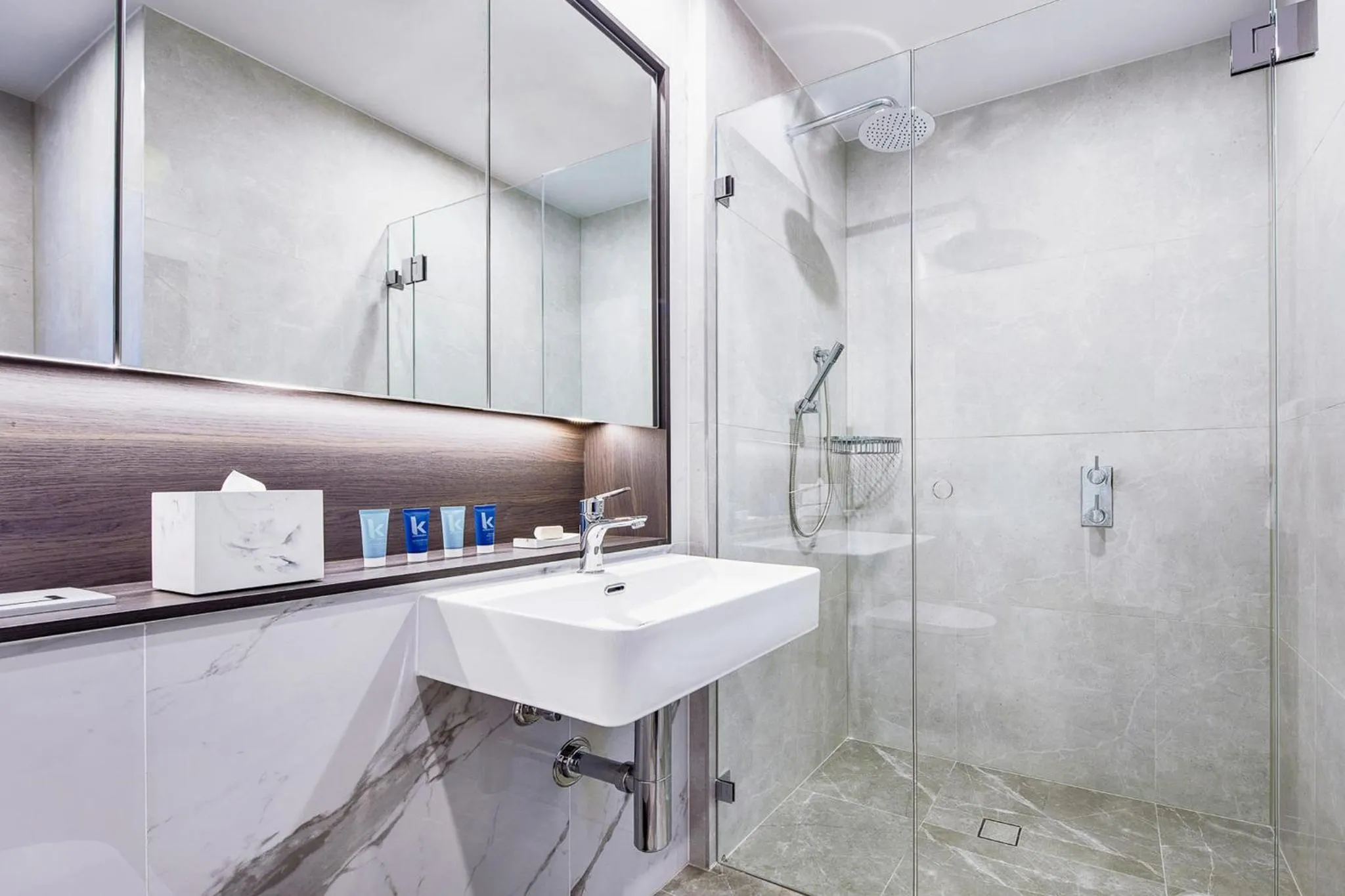 Bathroom in Meriton Suites George Street, Parramatta