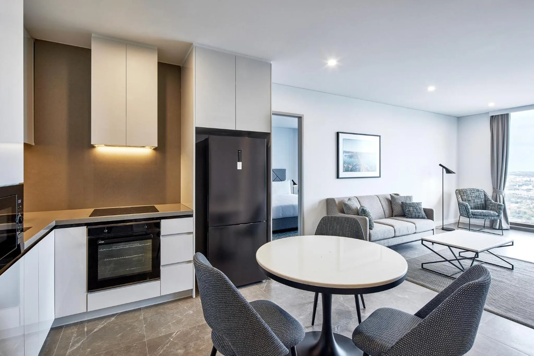 Kitchen or kitchenette in Meriton Suites George Street, Parramatta