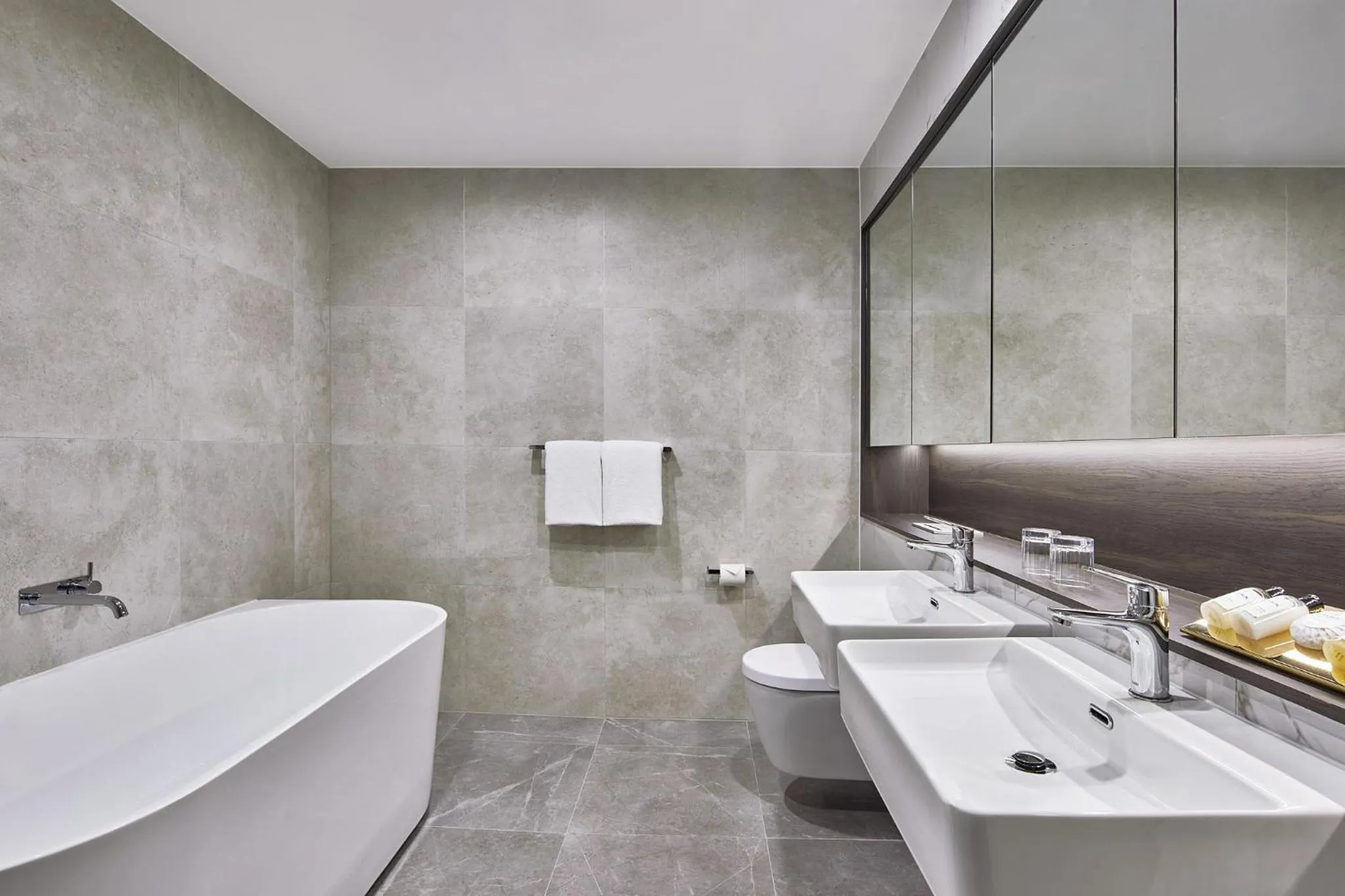 Bathroom in Meriton Suites George Street, Parramatta