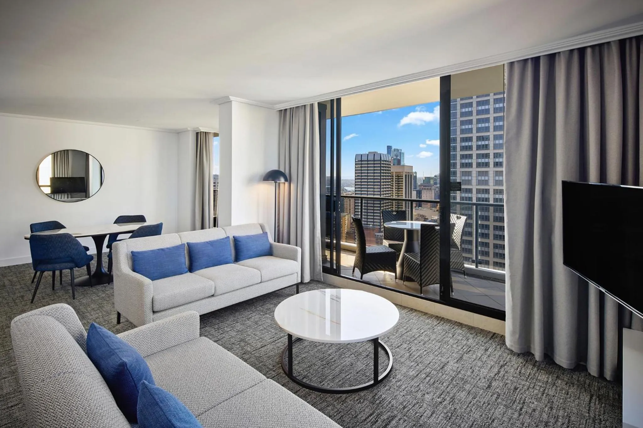 Living room in Meriton Suites Pitt Street, Sydney